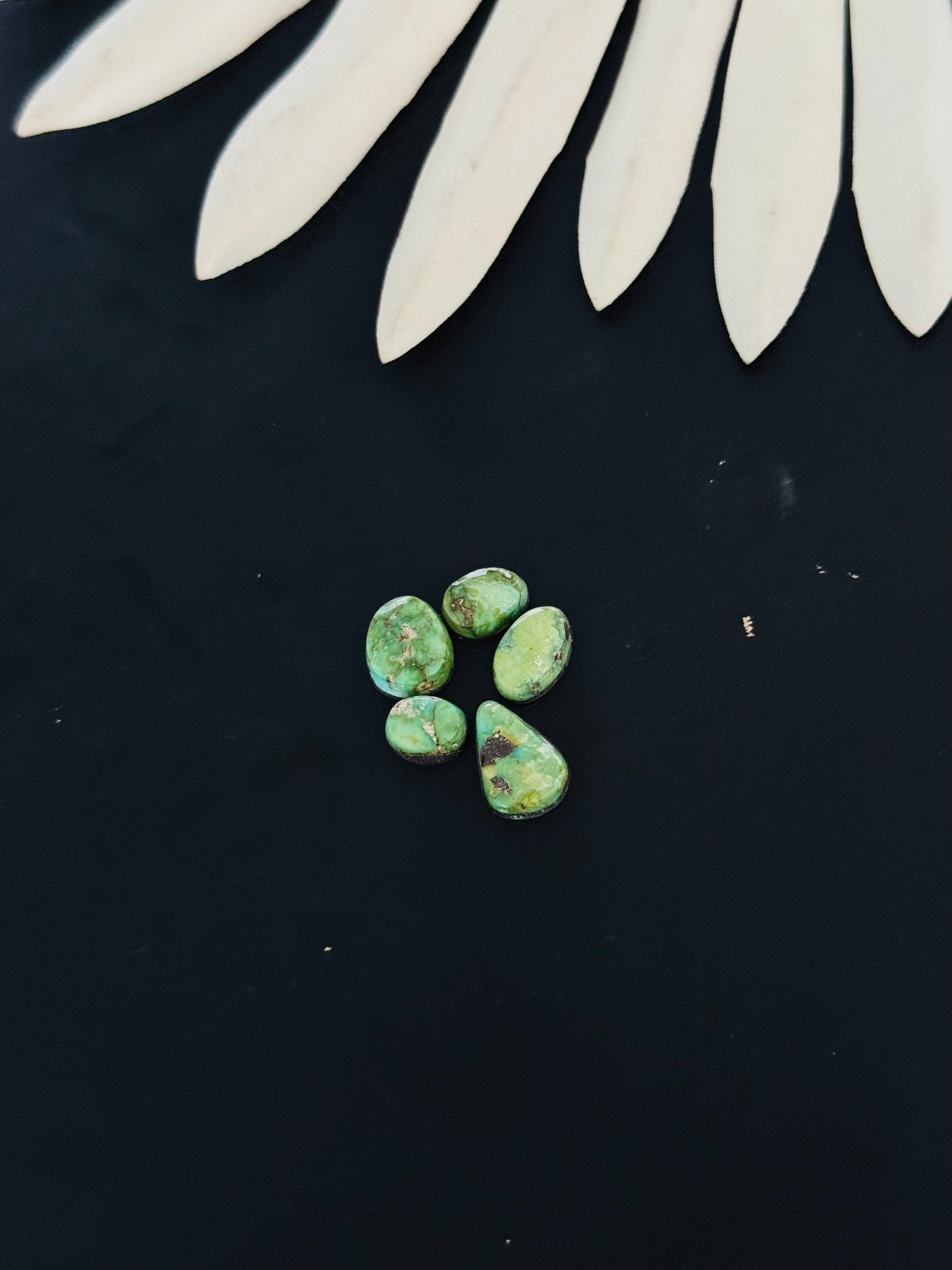 Natural Sonoran Gold Turquoise Cabs