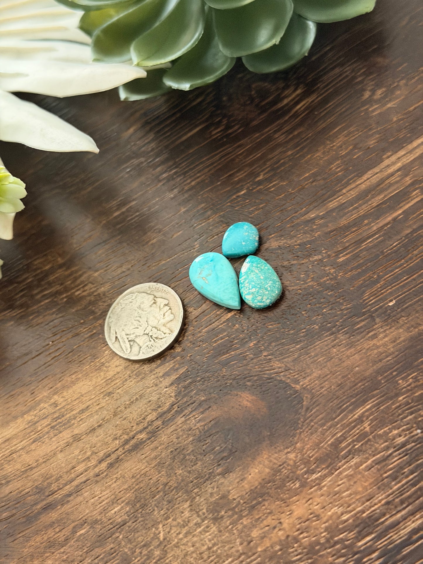 White Water Turquoise Cabs