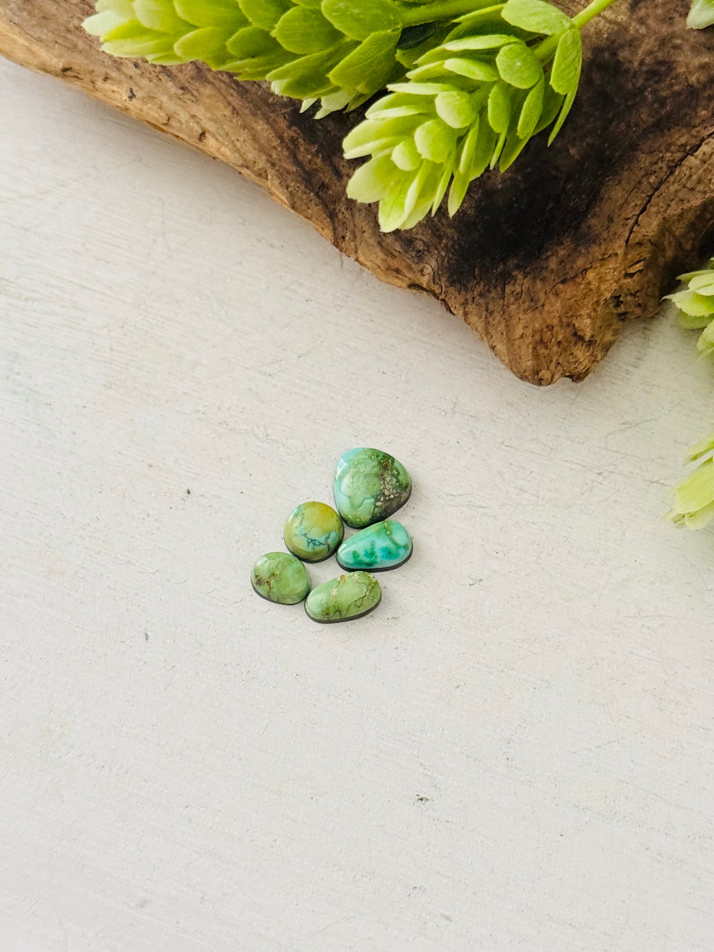 Natural Sonoran Gold Turquoise Cabs