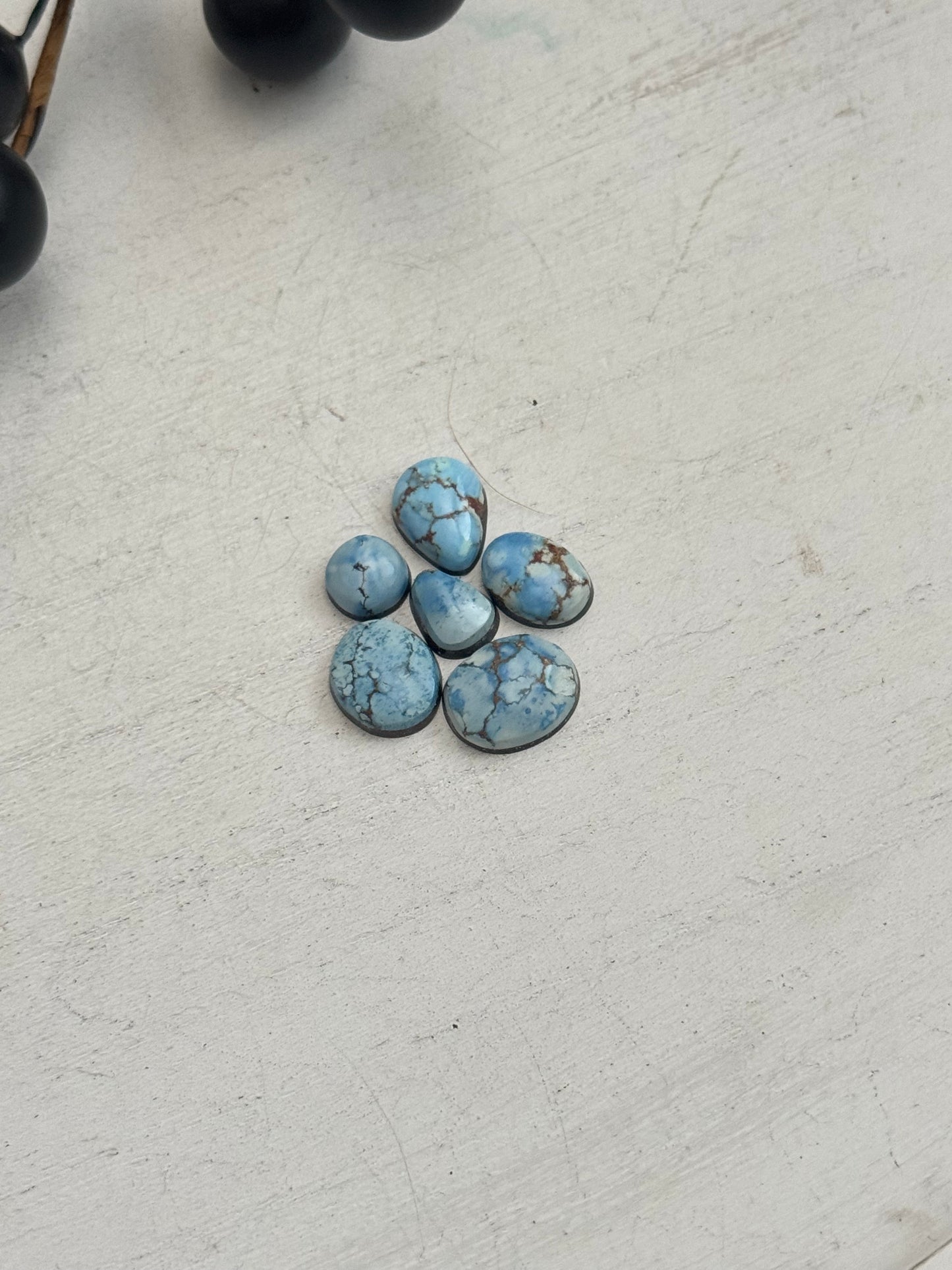 Natural Golden Hills Turquoise Cabs