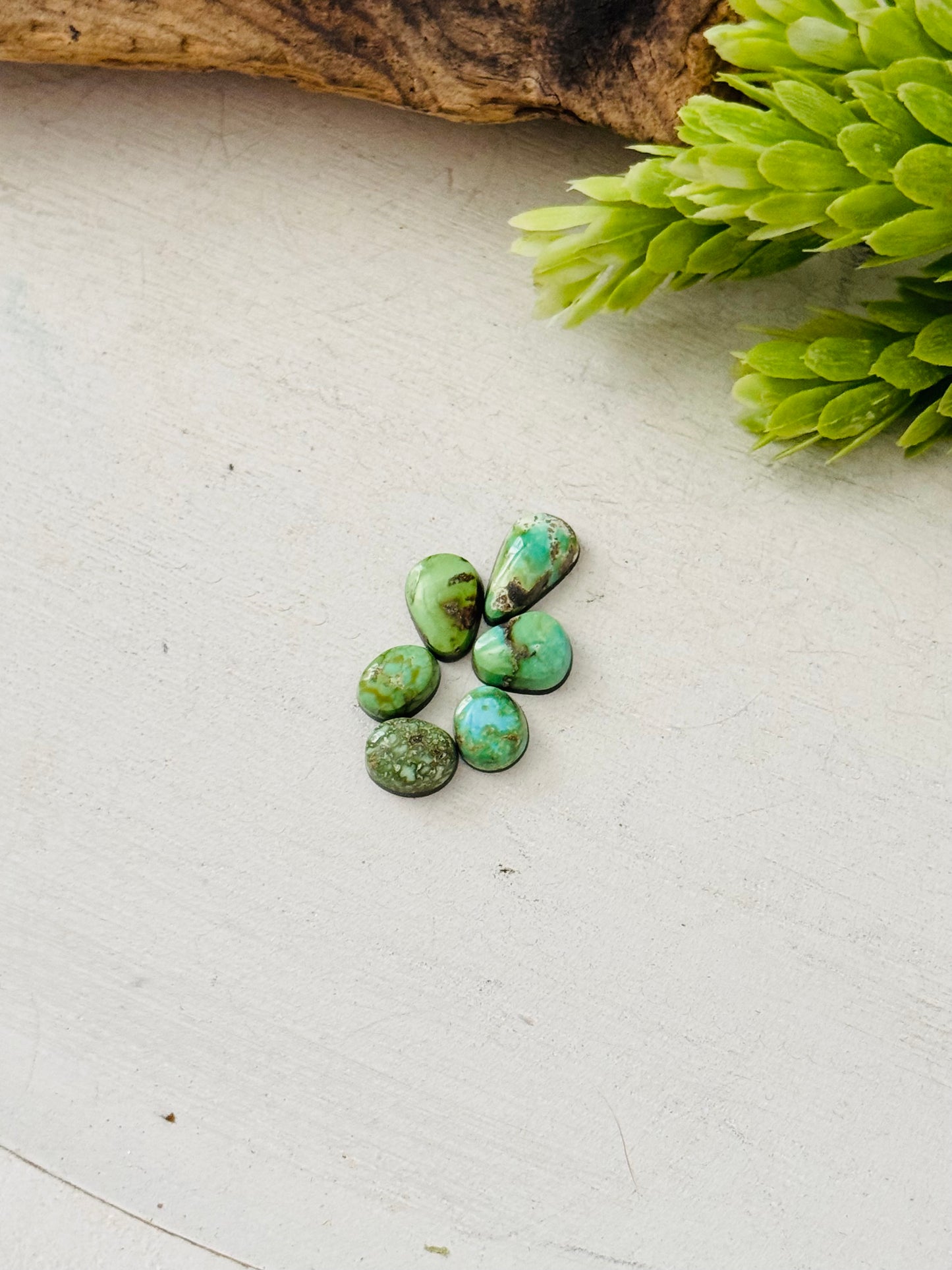 Natural Sonoran Gold Turquoise Cabs