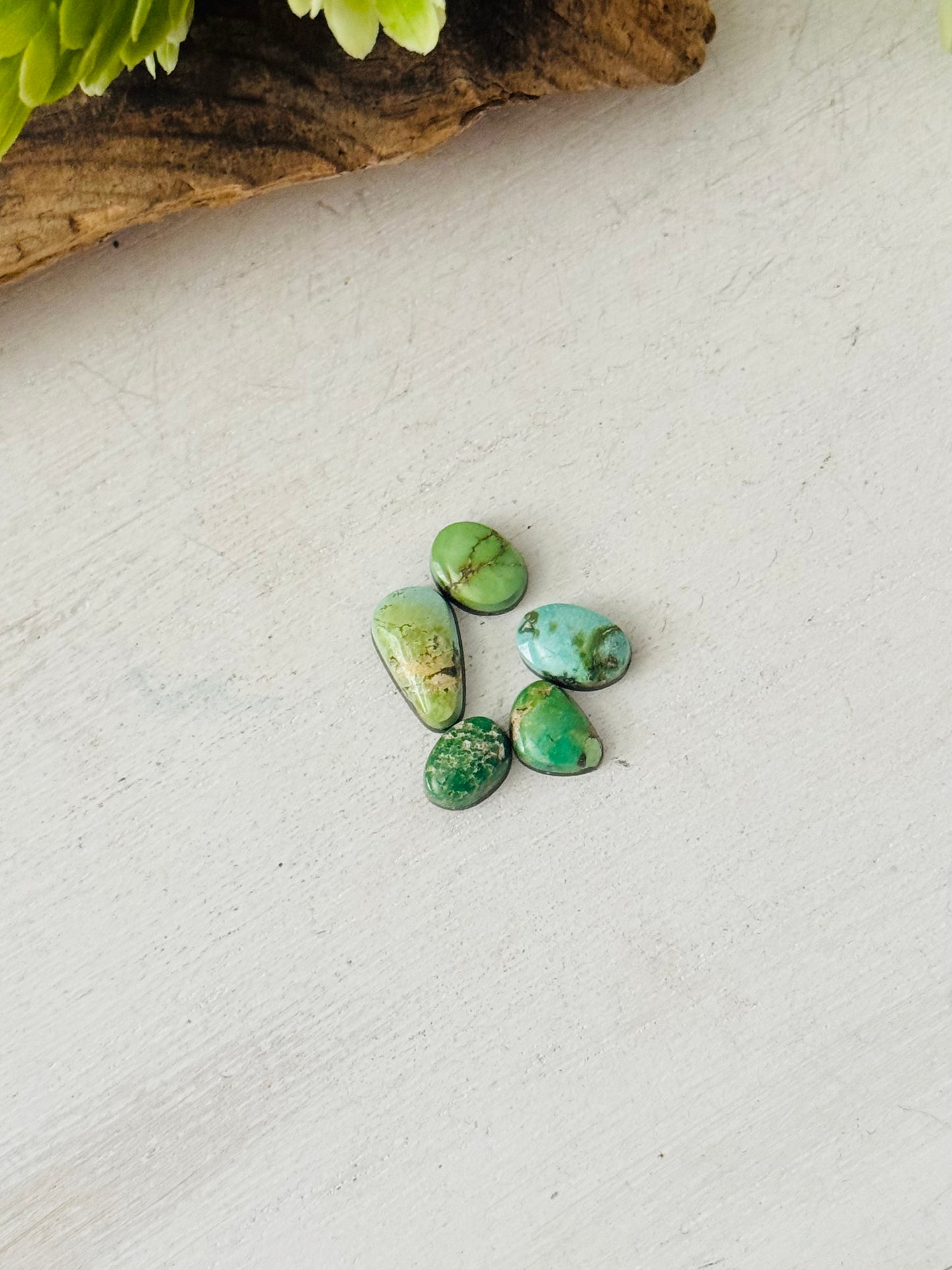 Natural Sonoran Gold Turquoise Cabs