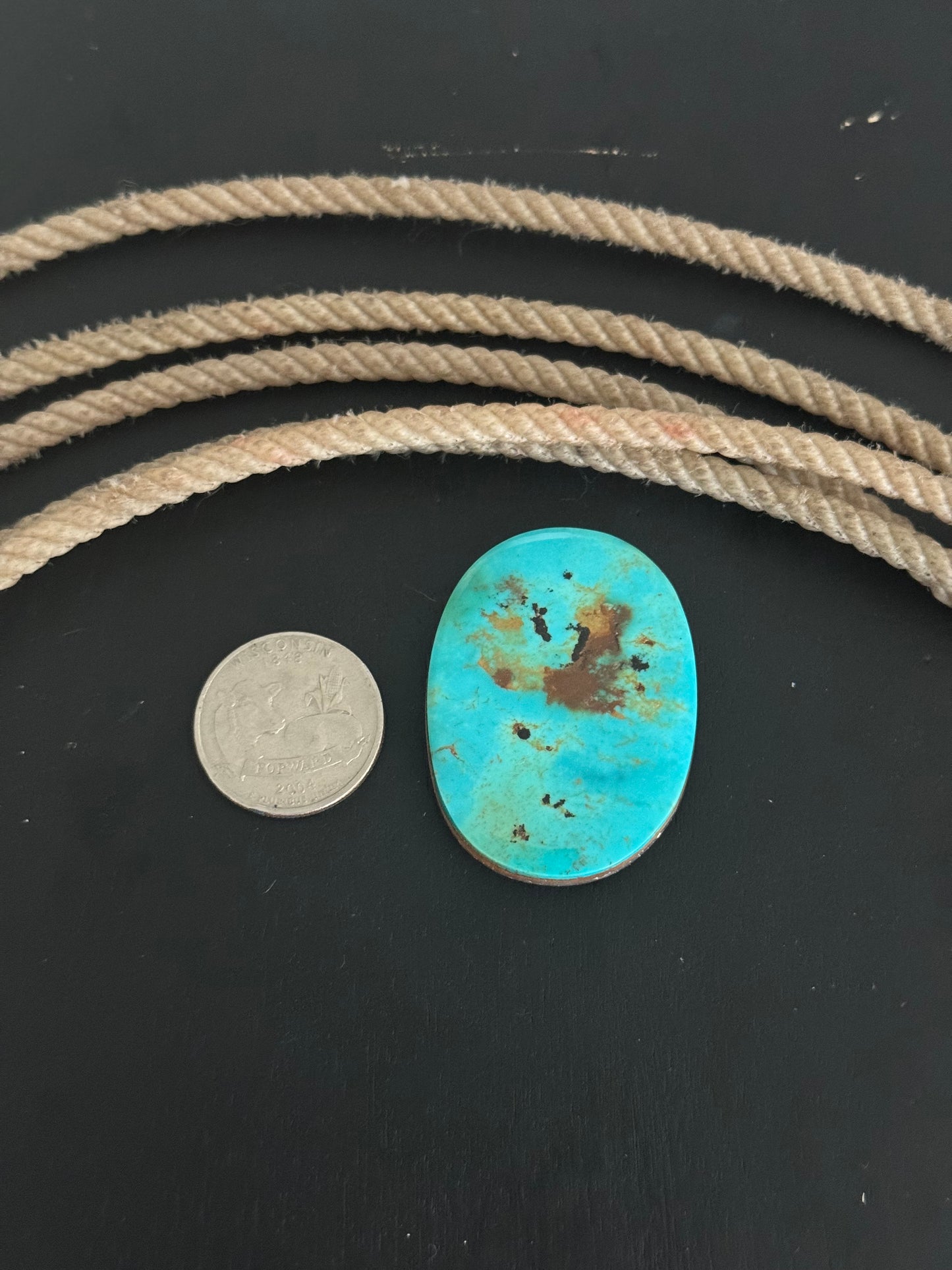 High Grade Kings Manassa Turquoise Cab