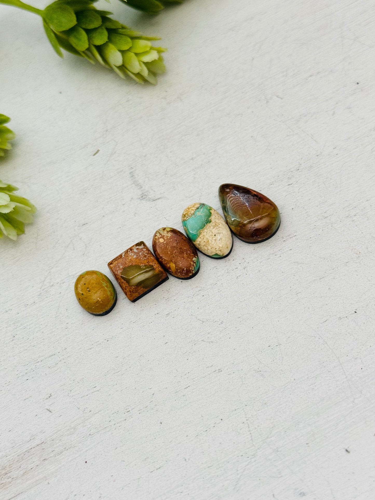 Natural Evans Turquoise Cabs