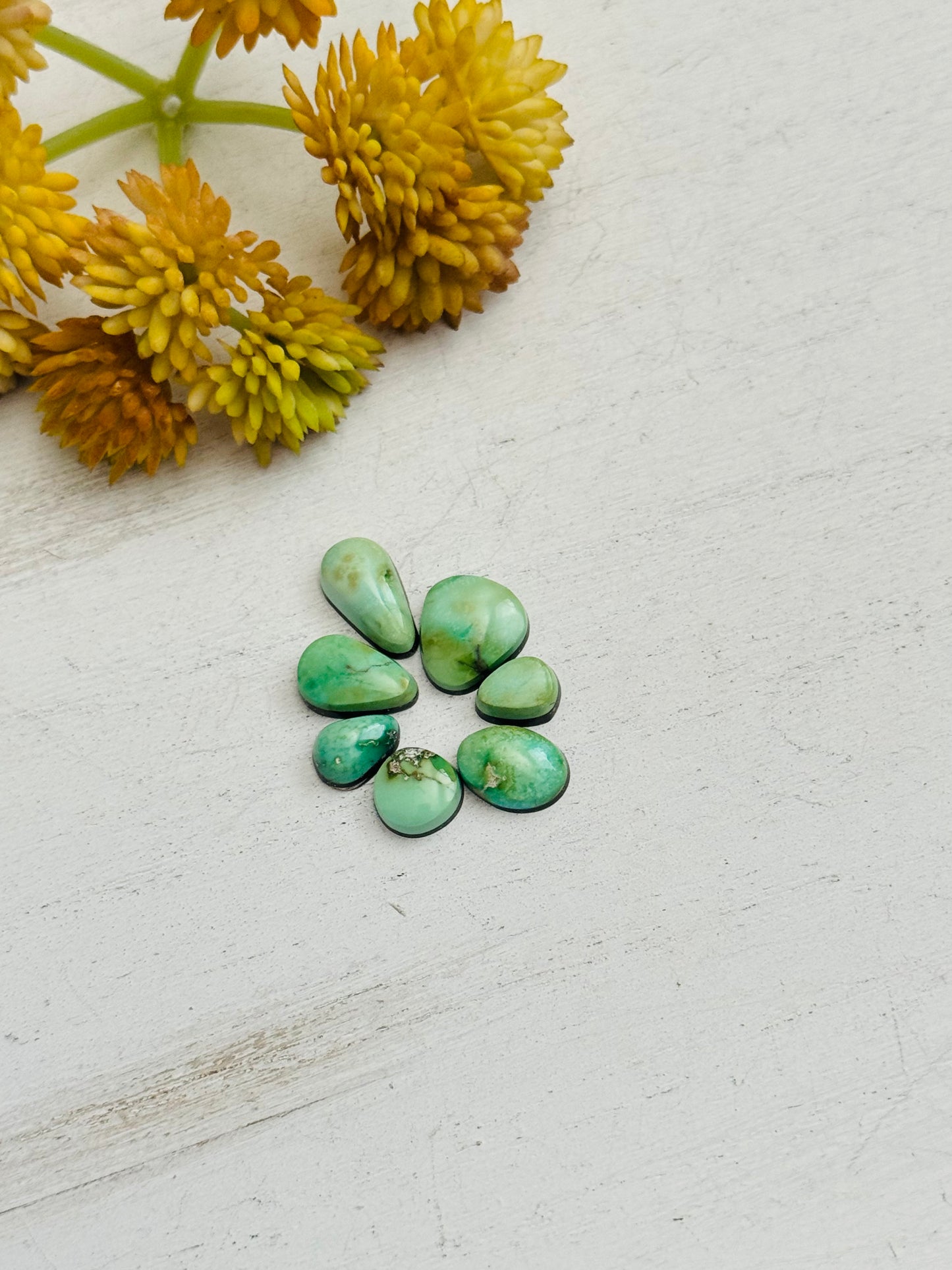 Natural Sonoran Gold Turquoise Cabs