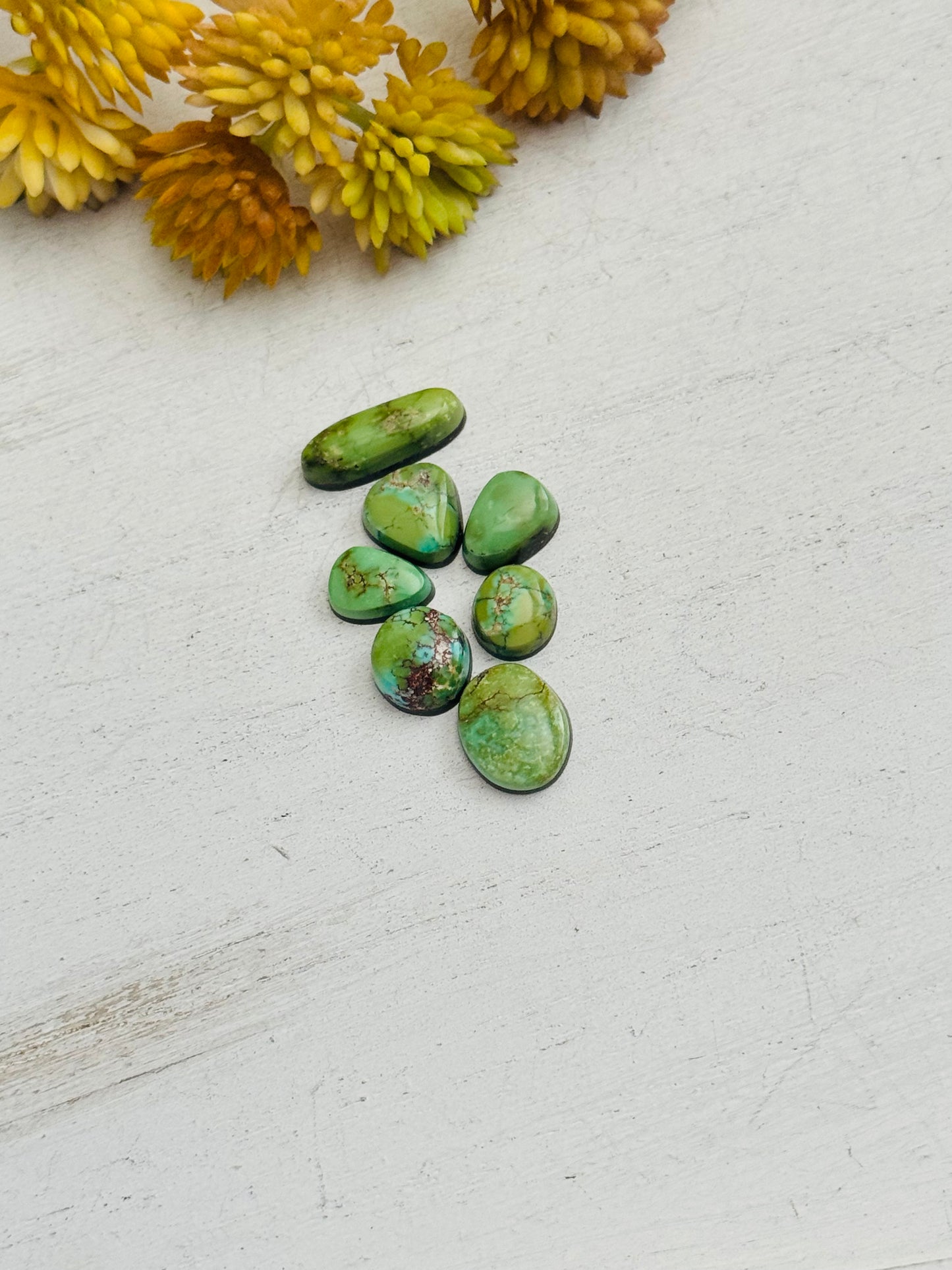 Natural Sonoran Gold Turquoise Cabs