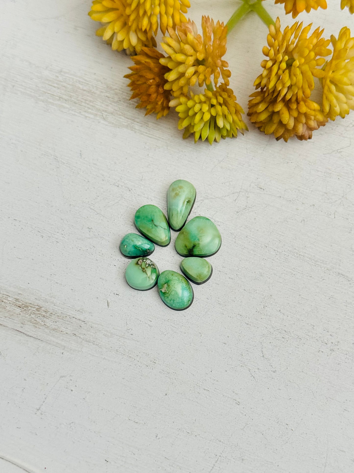 Natural Sonoran Gold Turquoise Cabs