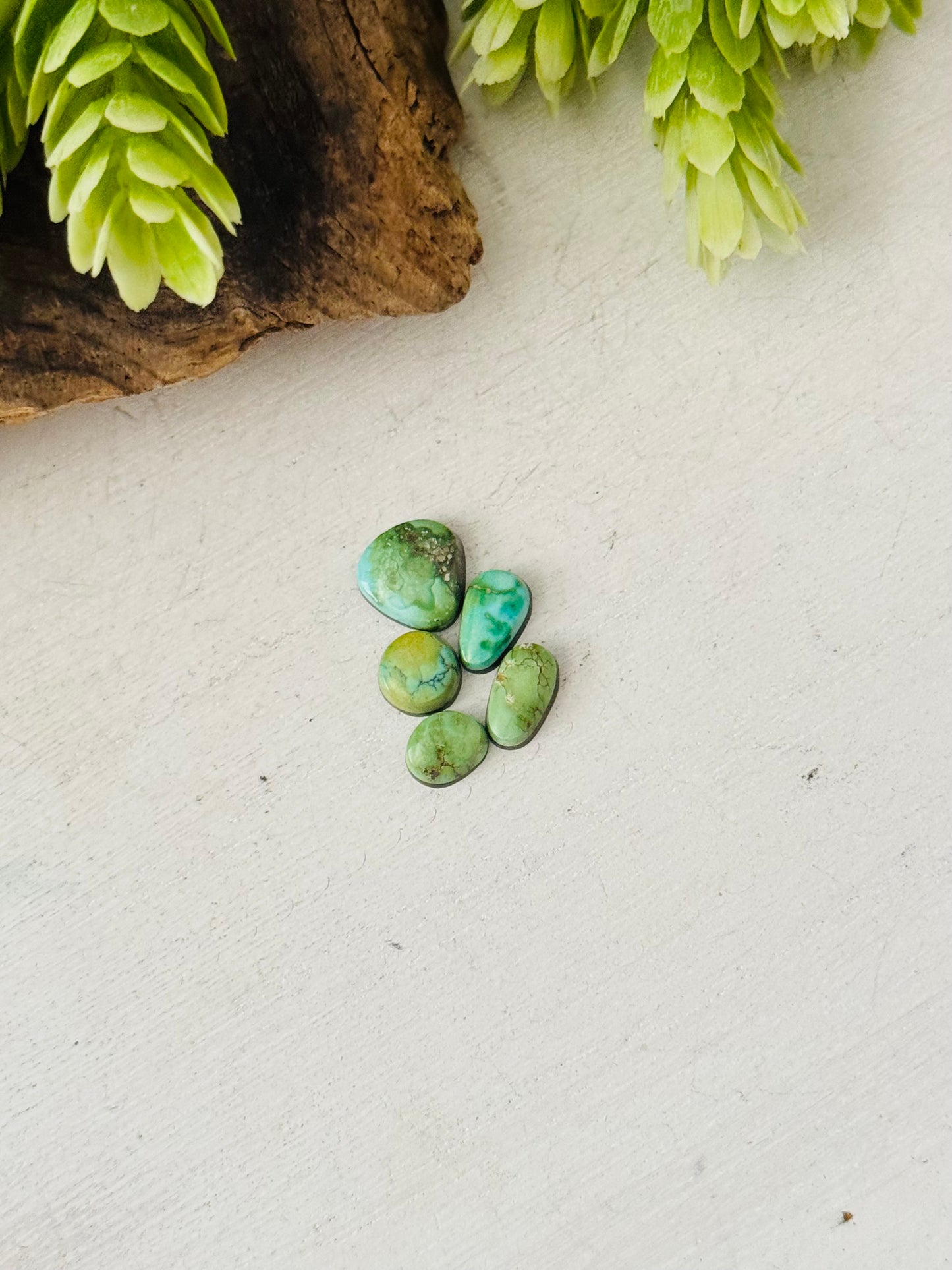 Natural Sonoran Gold Turquoise Cabs