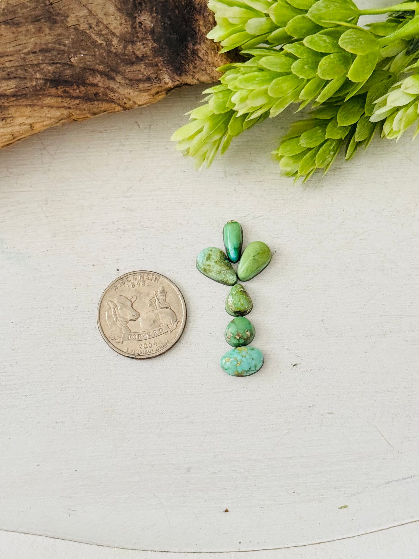 Natural Sonoran Gold Turquoise Cabs