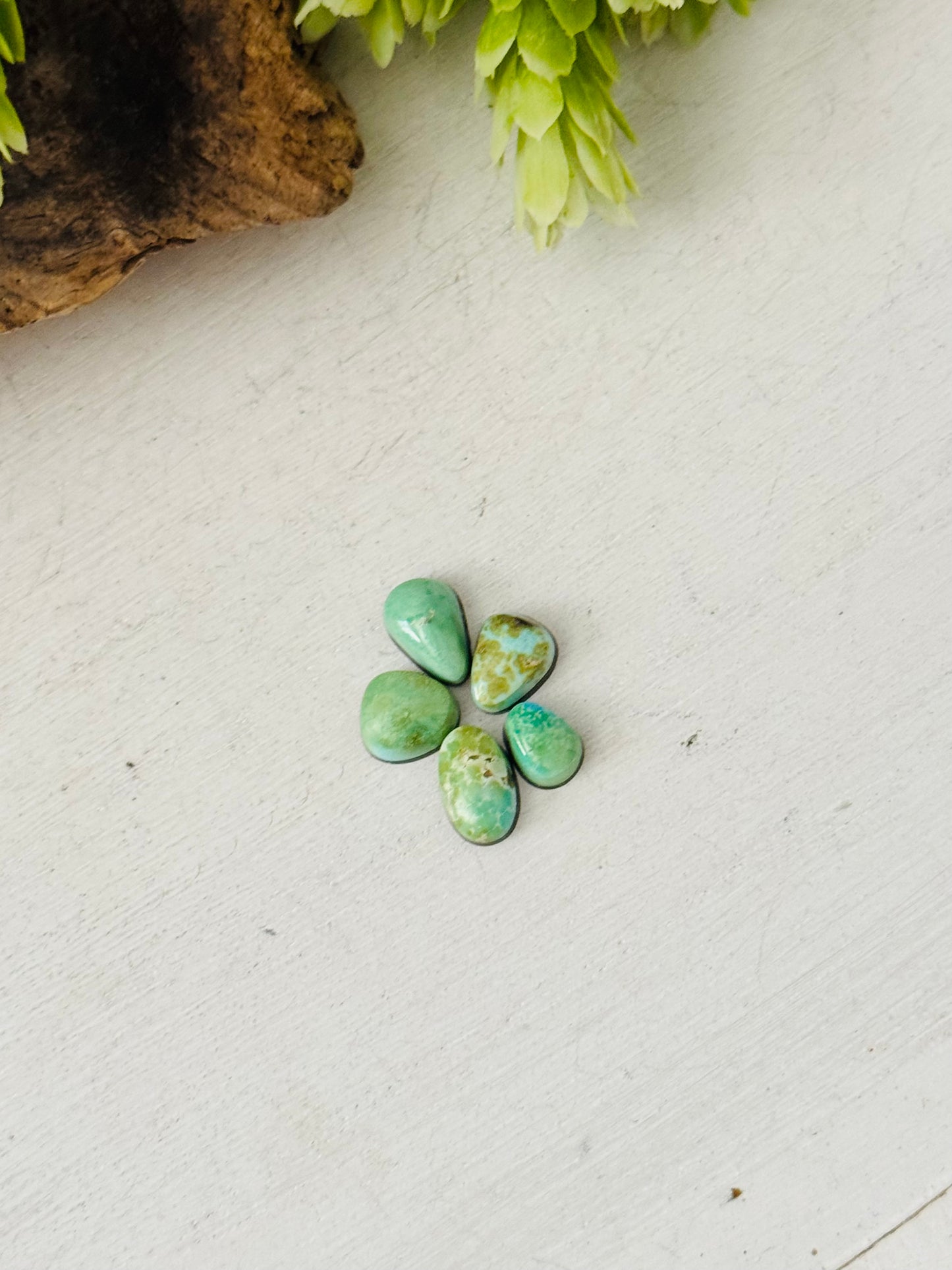 Natural Sonoran Gold Turquoise Cabs