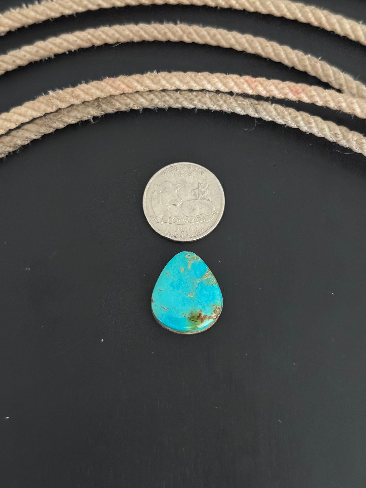 High Grade Kings Manassa Turquoise Cab