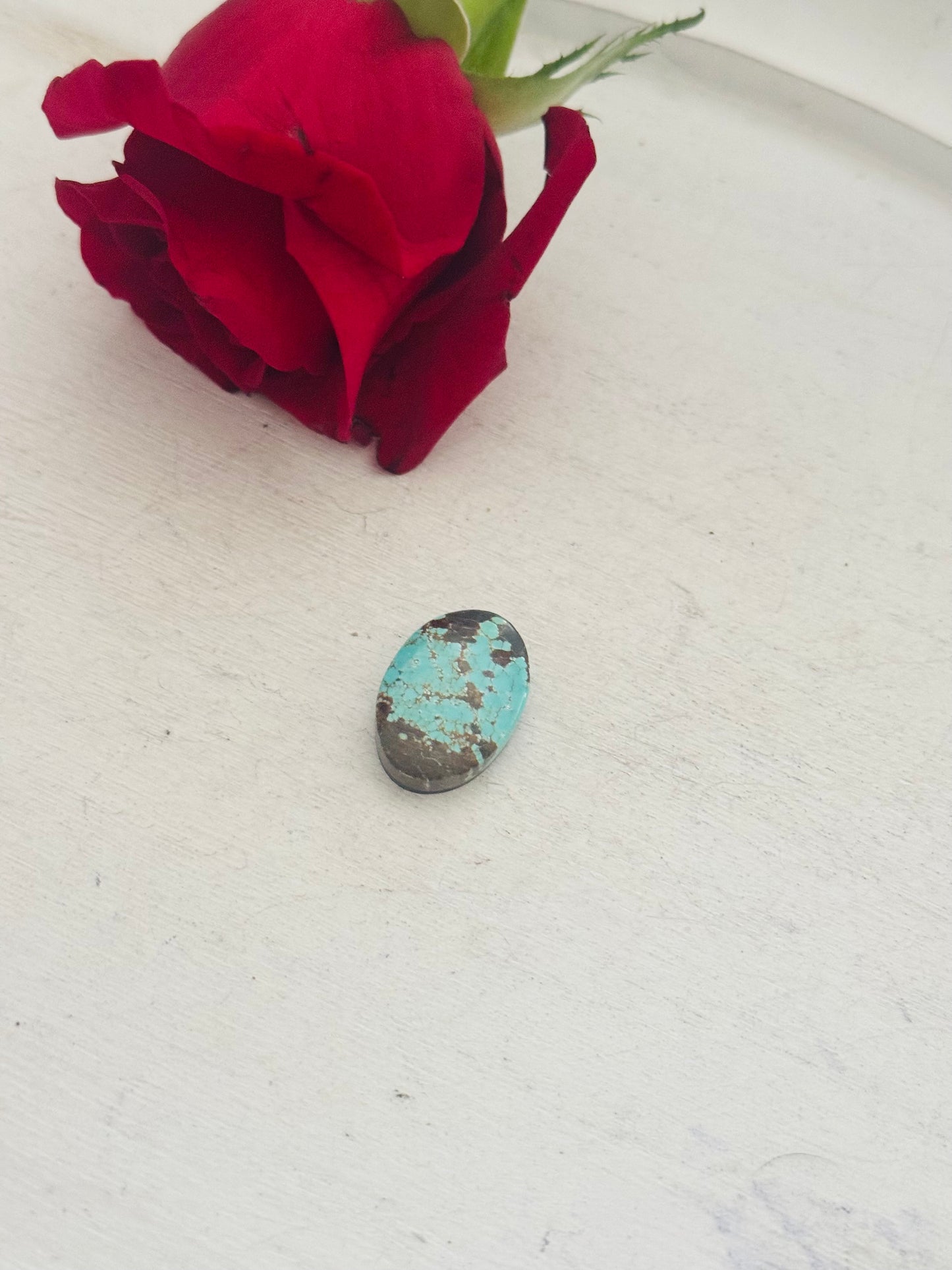 Number 8 Turquoise Cab