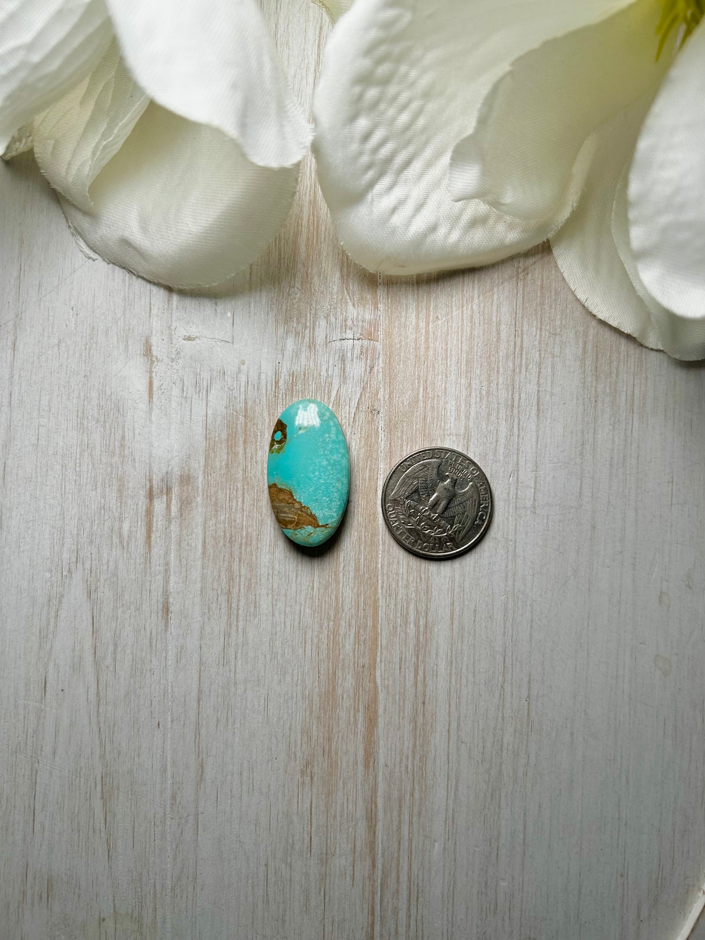 Number 8 Turquoise Cab