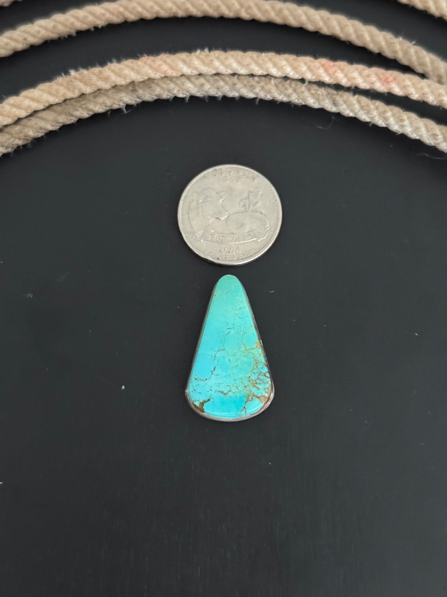 High Grade Kings Manassa Turquoise Cab