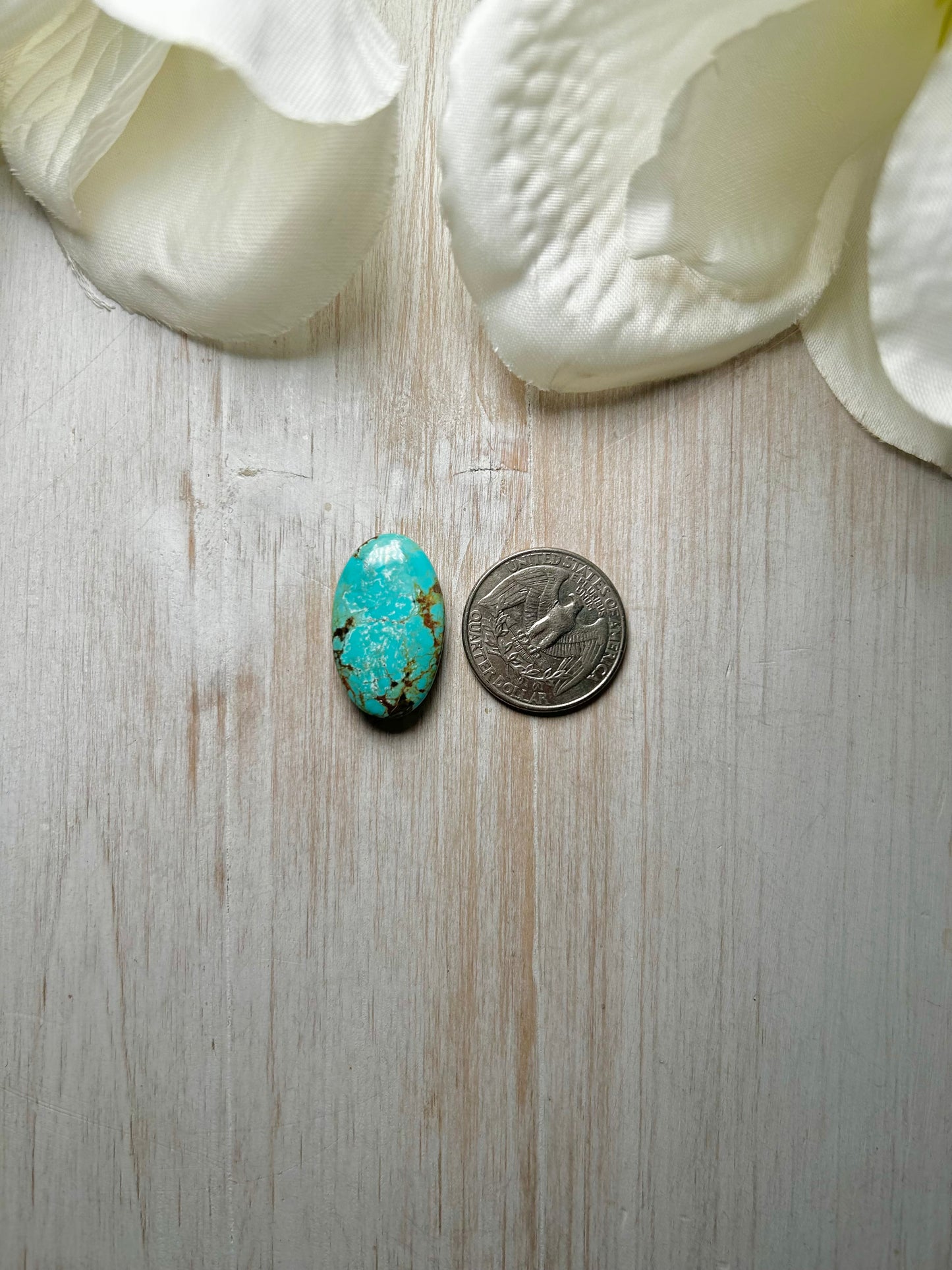 Number 8 Turquoise Cab