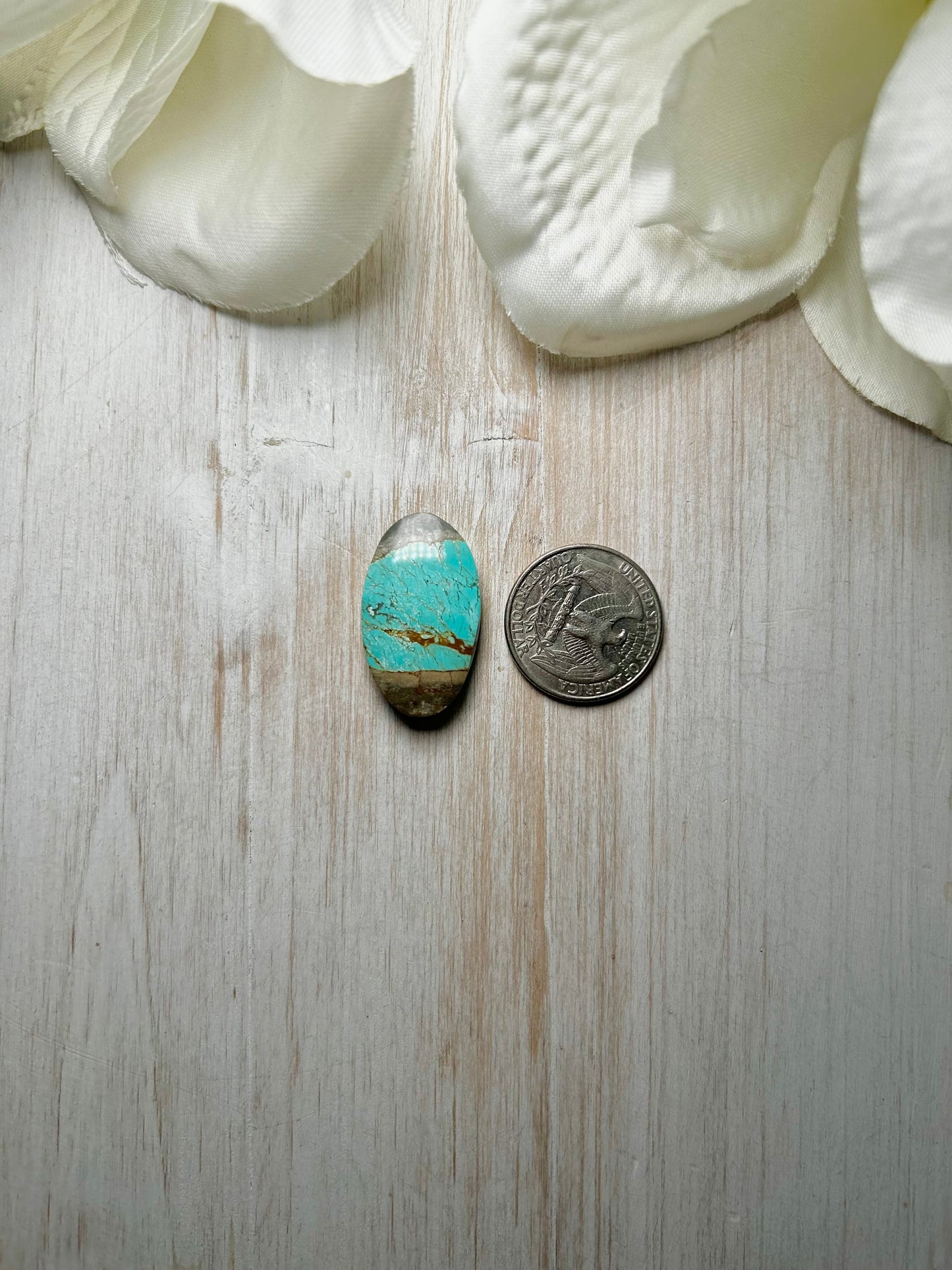 Number 8 Turquoise Cab