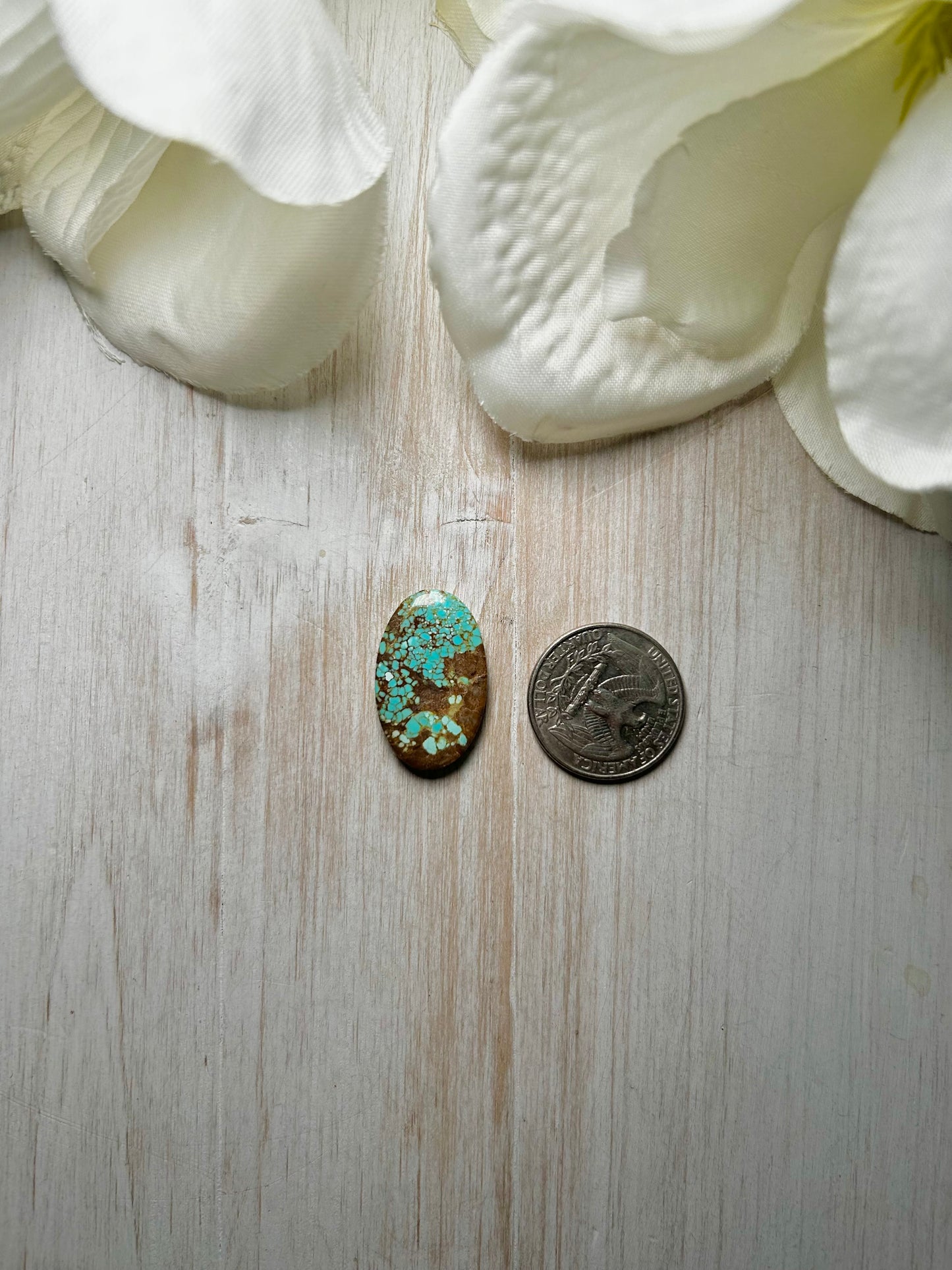 Number 8 Turquoise Cab