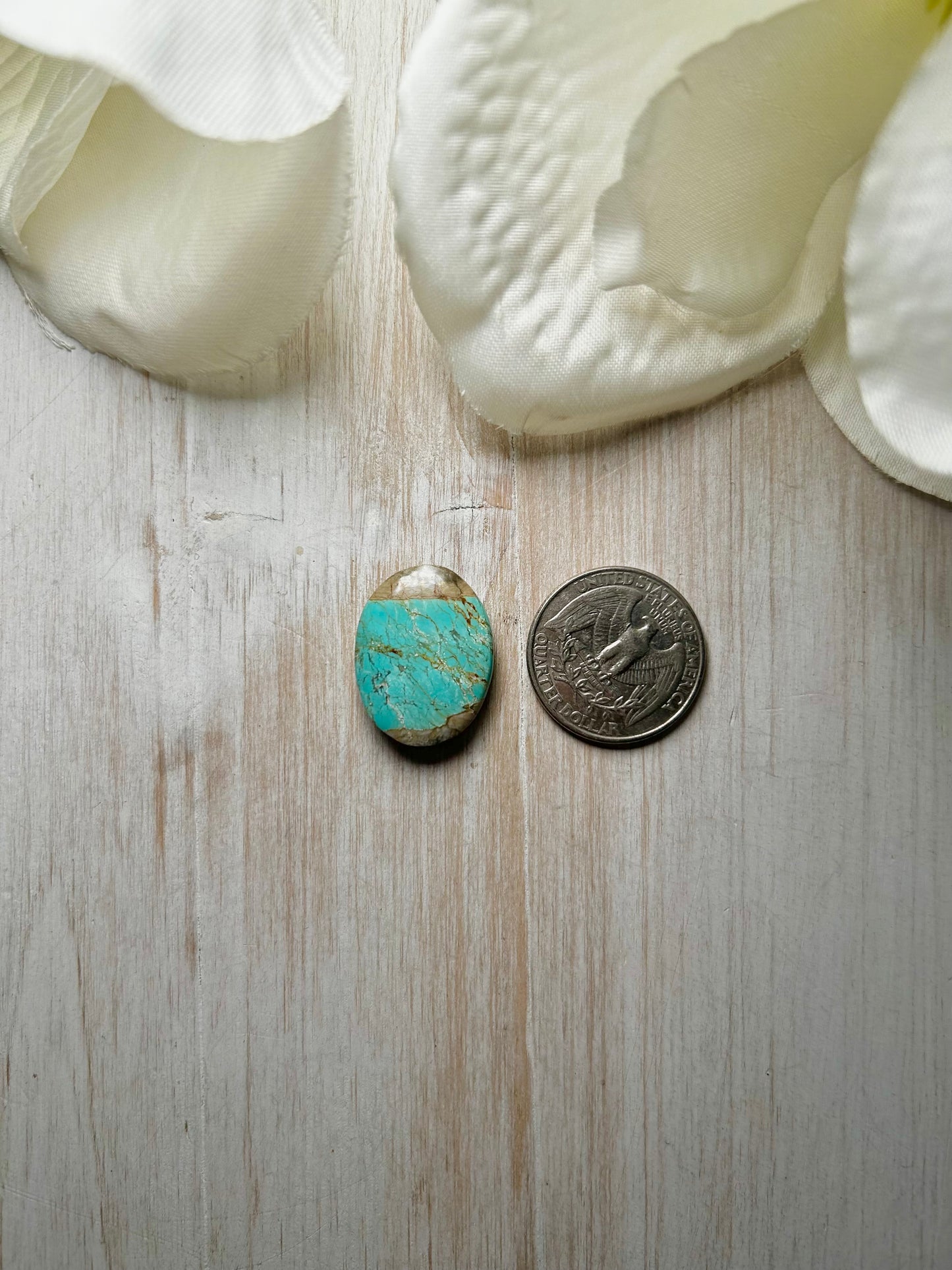 Number 8 Turquoise Cab