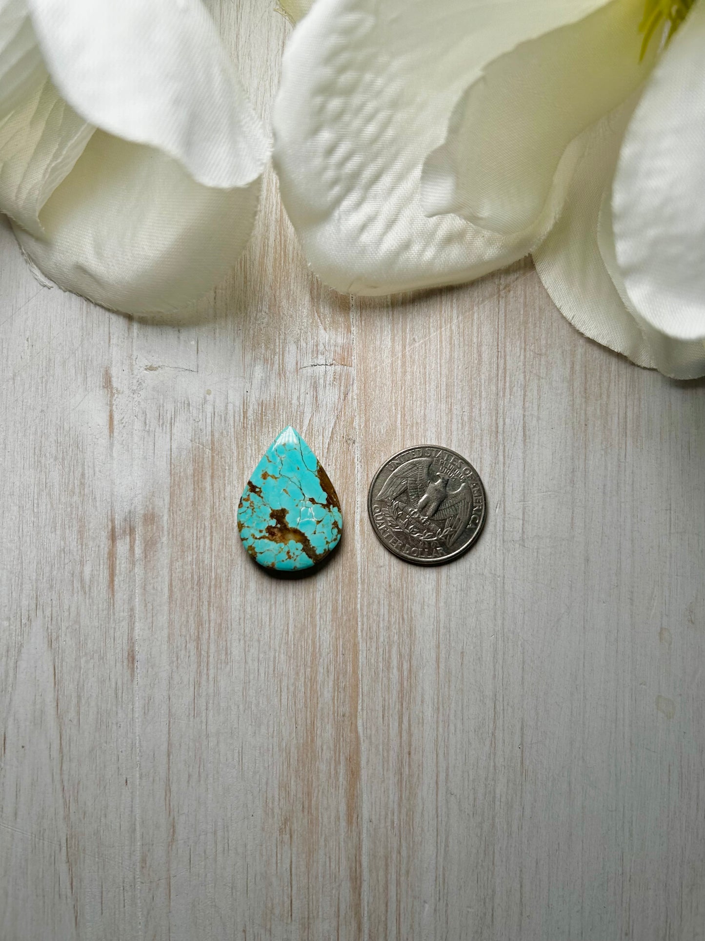 Number 8 Turquoise Cab