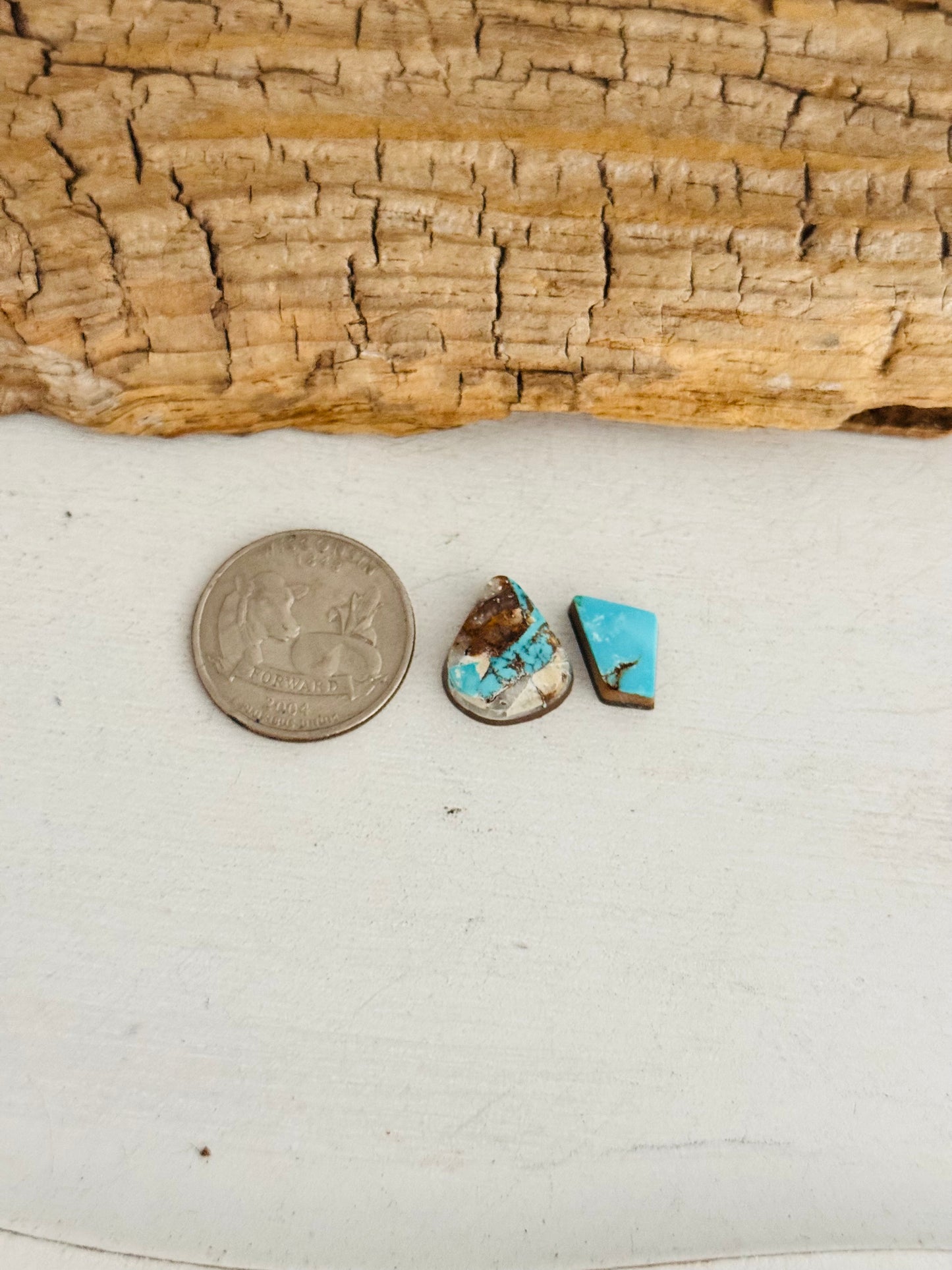 Natural Kings Manassa Turquoise Cabs