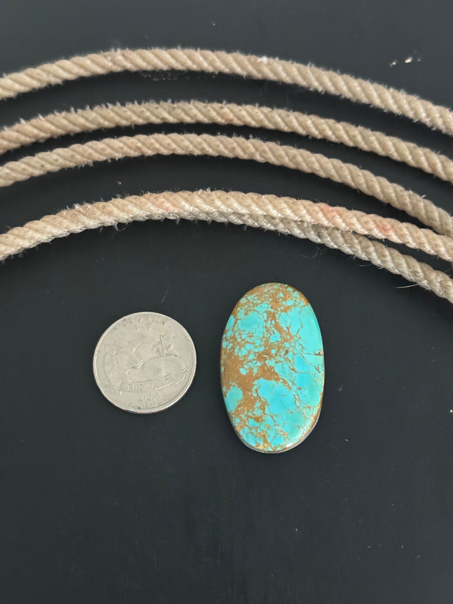 High Grade Kings Manassa Turquoise Cab