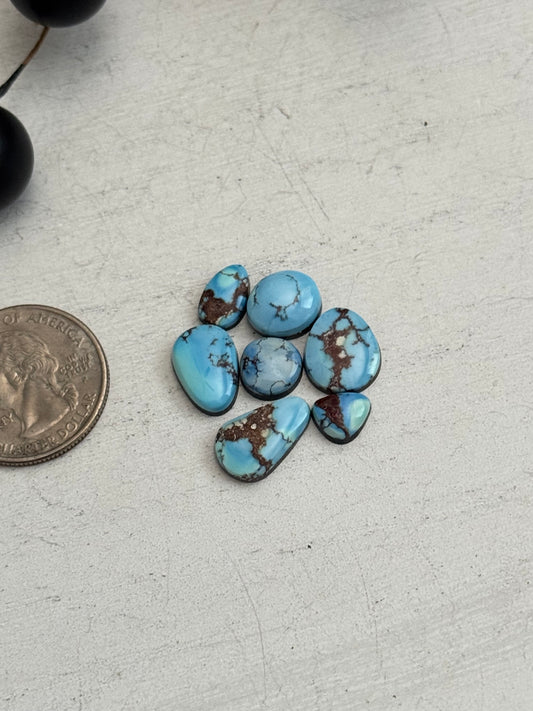 Natural Golden Hills Turquoise Cabs