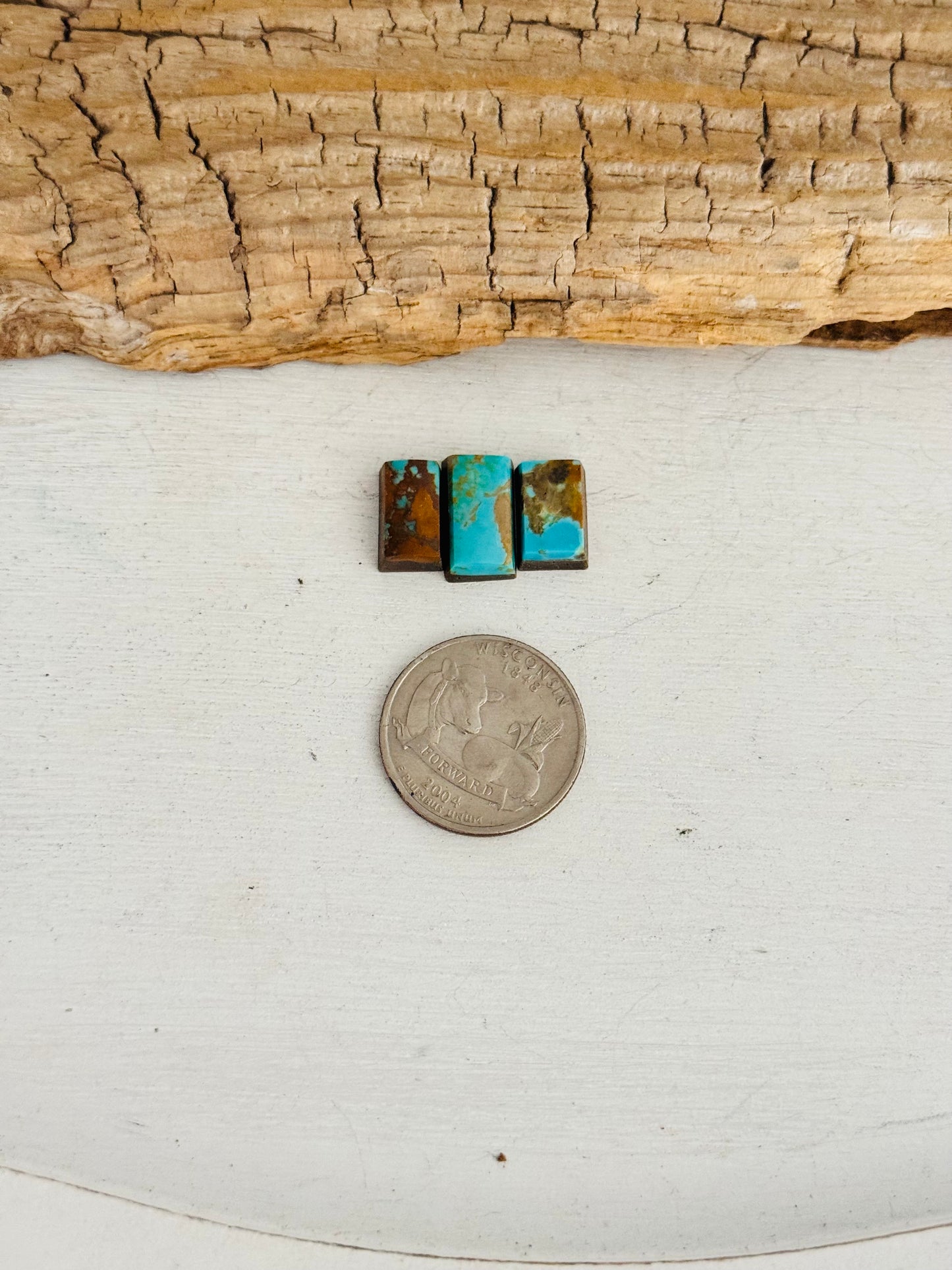 Natural Kings Manassa Turquoise Cabs