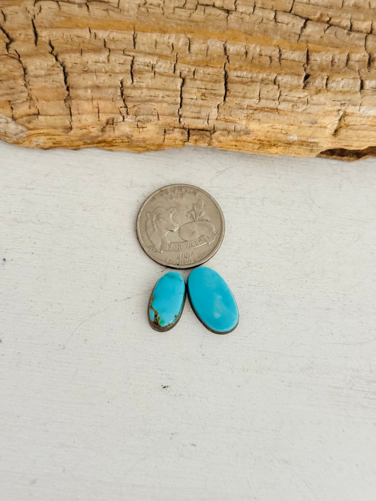 Natural Kings Manassa Turquoise Cabs