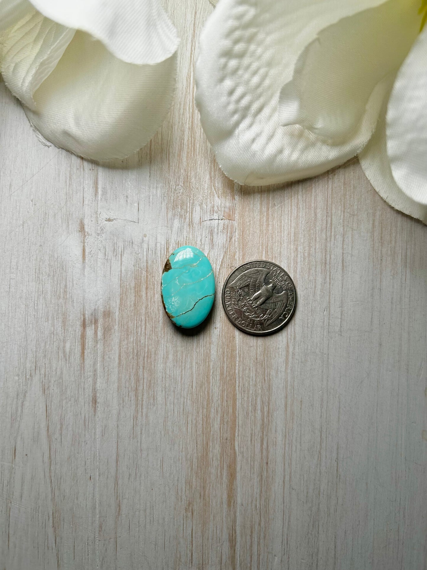 Number 8 Turquoise Cab