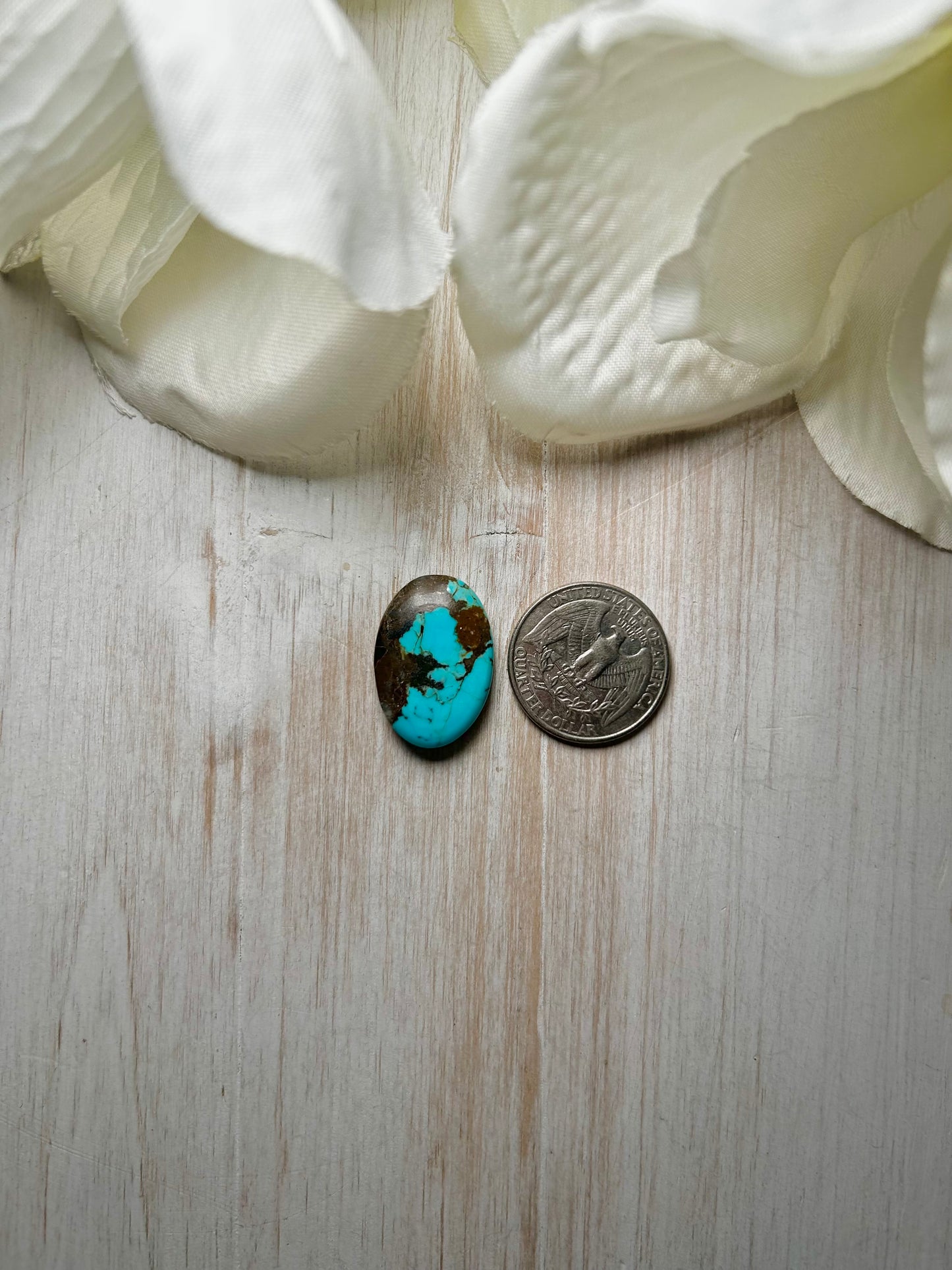 Number 8 Turquoise Cab