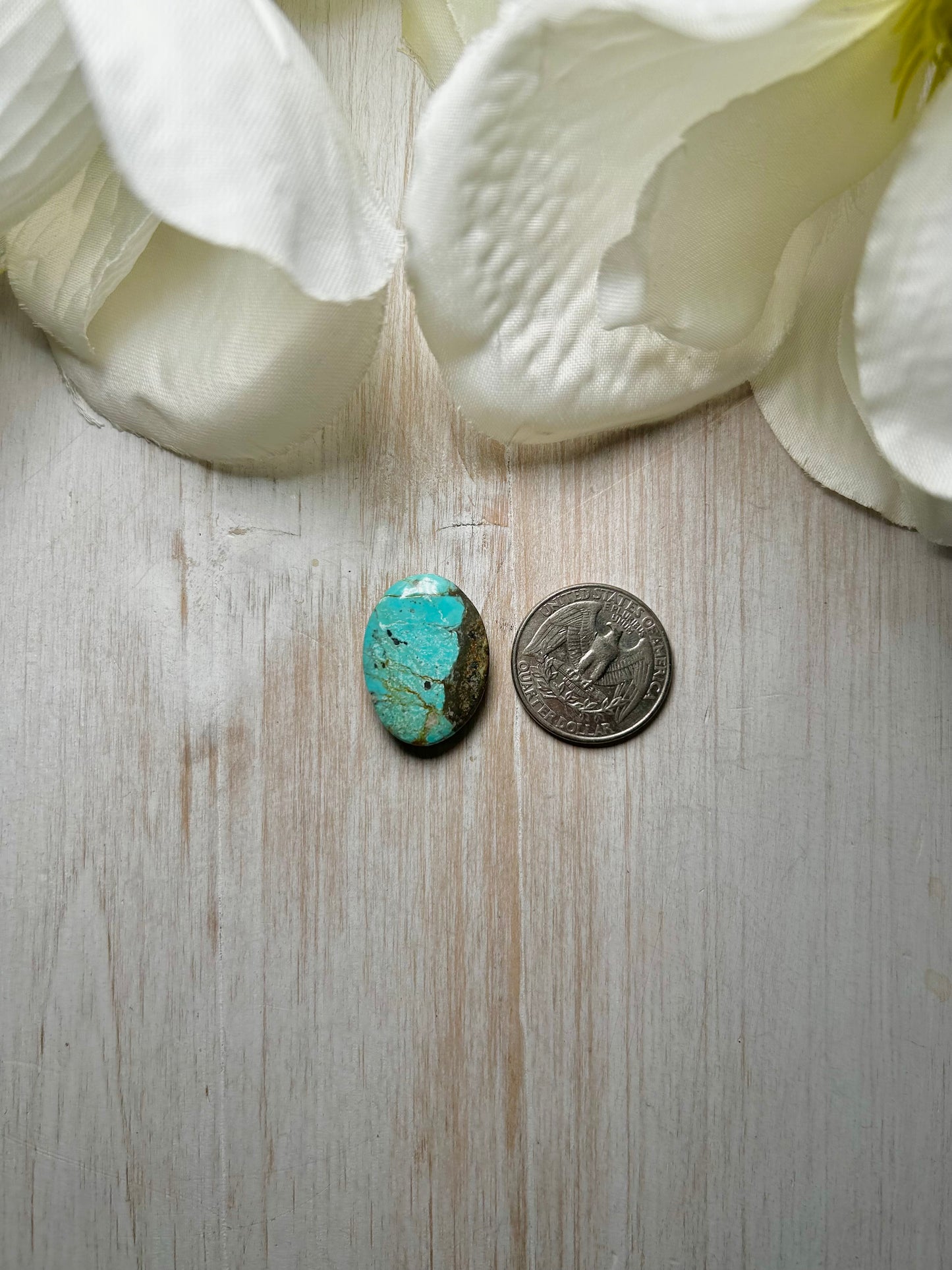 Number 8 Turquoise Cab
