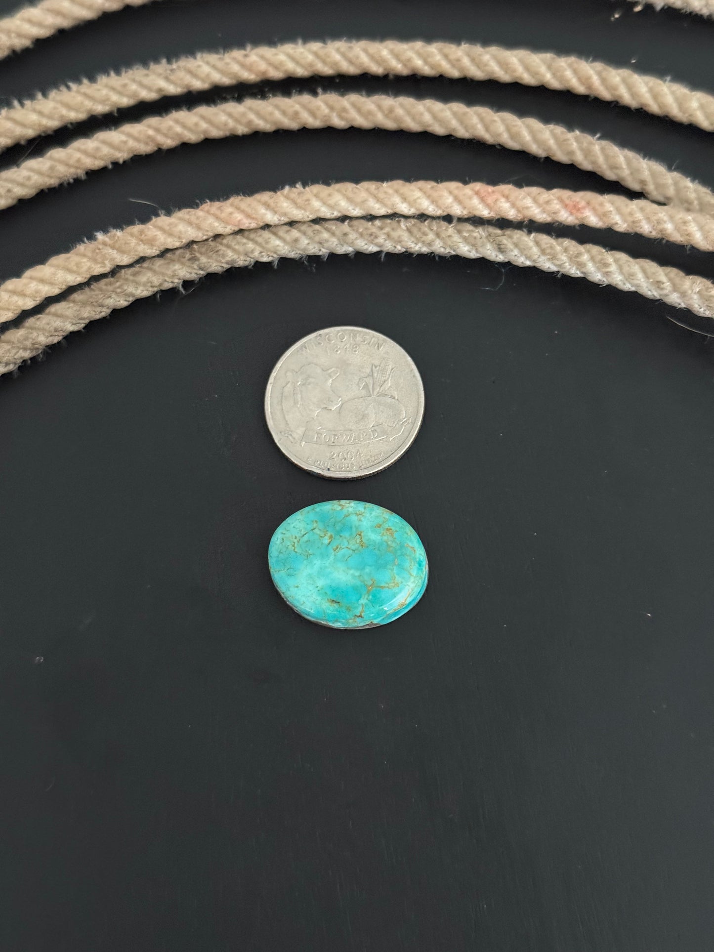 High Grade Kings Manassa Turquoise Cab