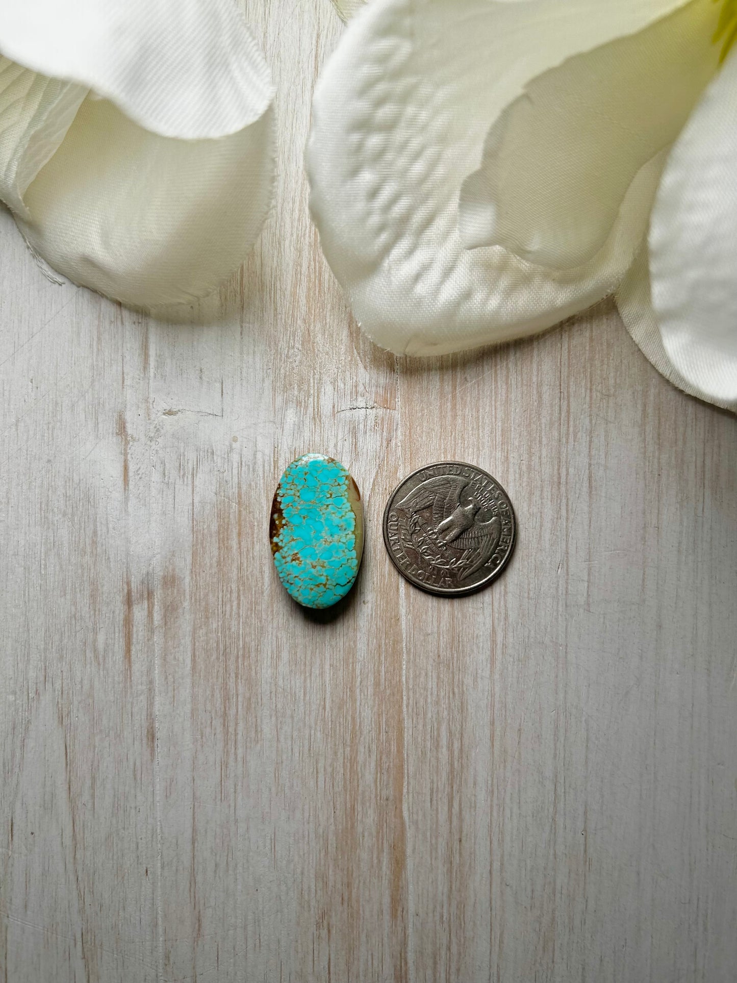 Number 8 Turquoise Cab