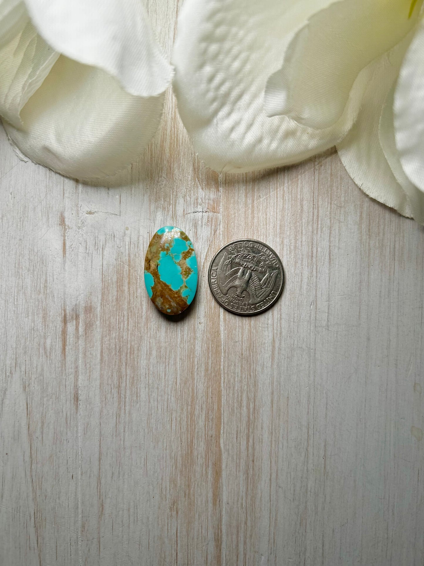 Number 8 Turquoise Cab