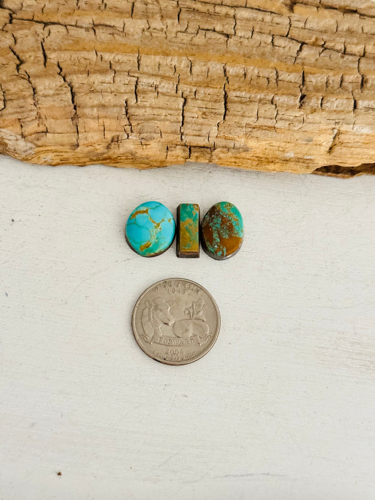 Natural Kings Manassa Turquoise Cabs