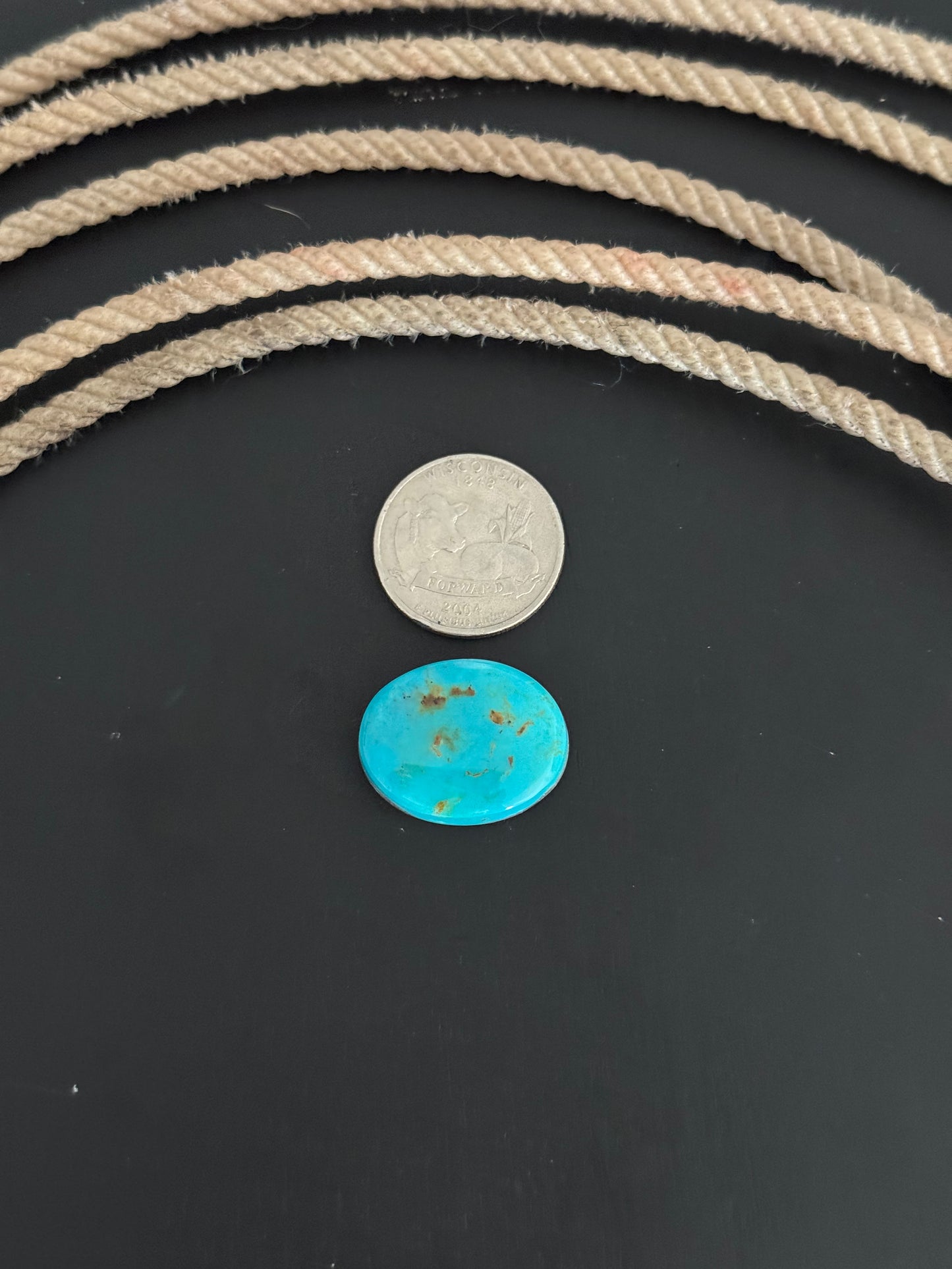 High Grade Kings Manassa Turquoise Cab