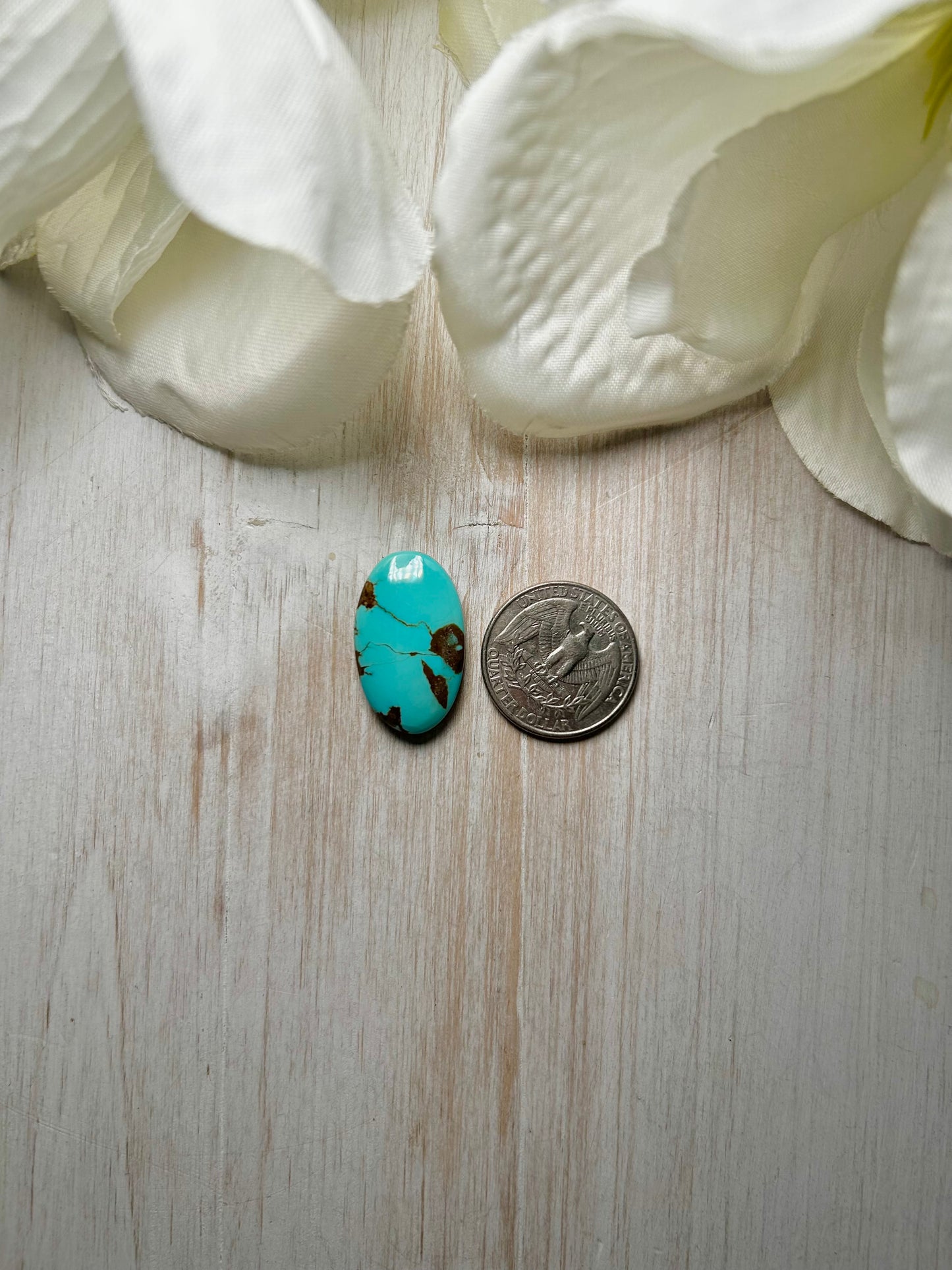Number 8 Turquoise Cab