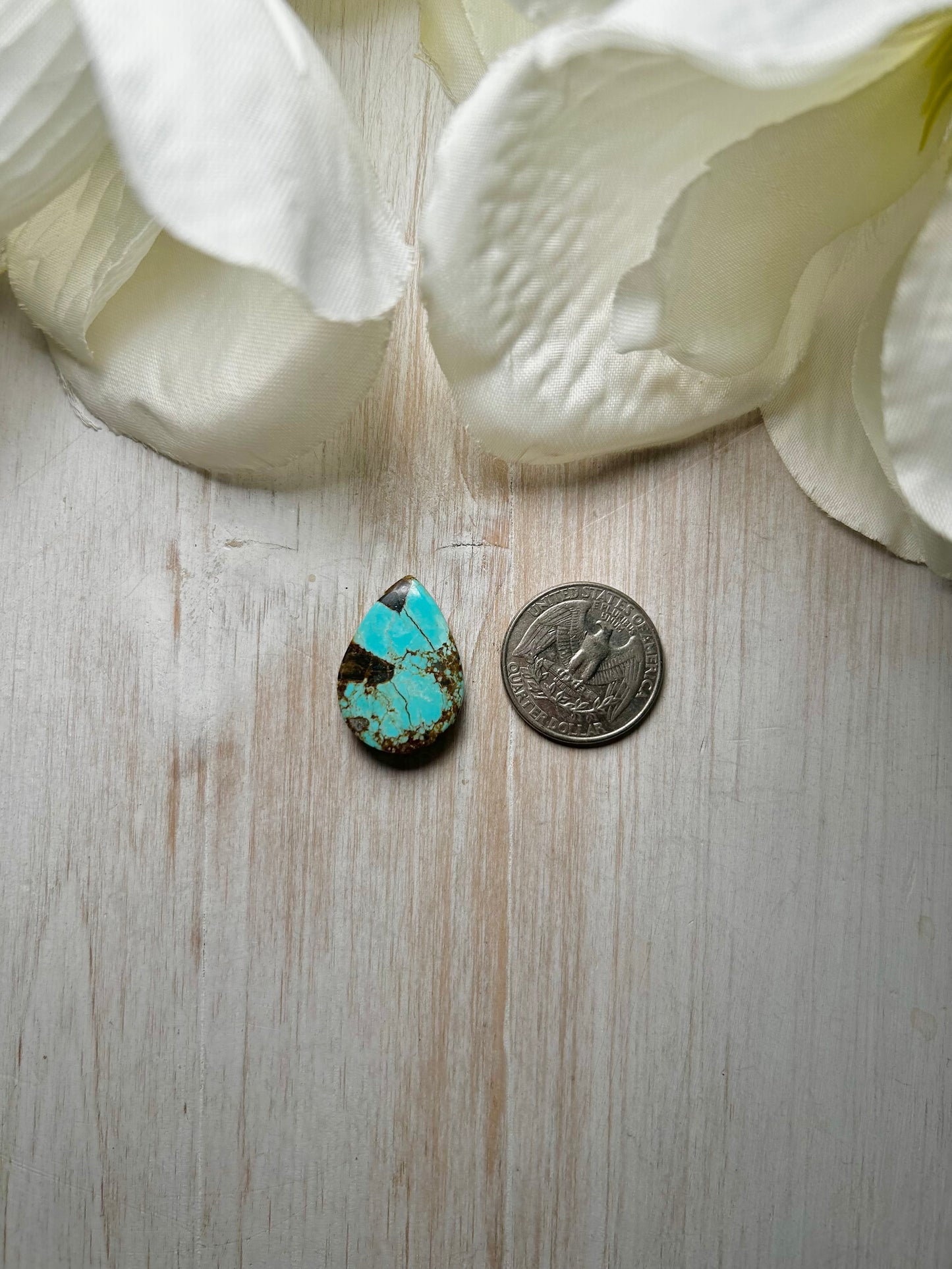 Number 8 Turquoise Cab