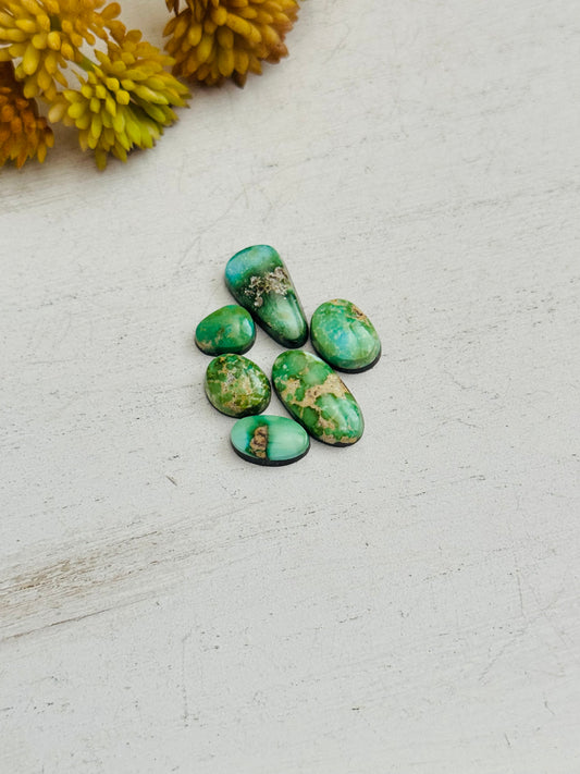 Natural Sonoran Gold Turquoise Cabs