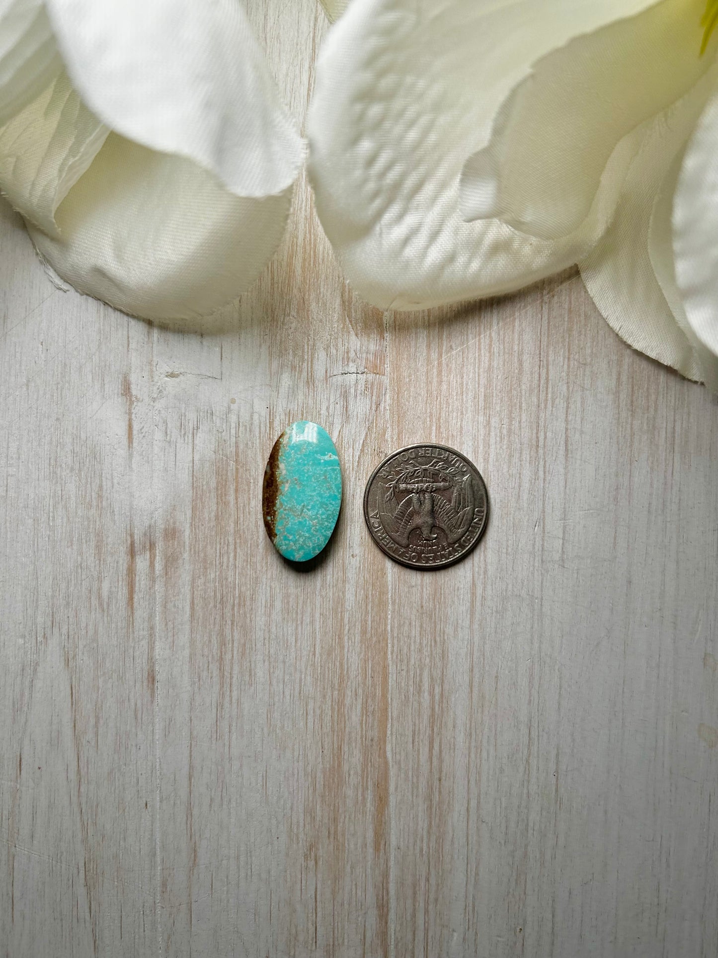 Number 8 Turquoise Cab