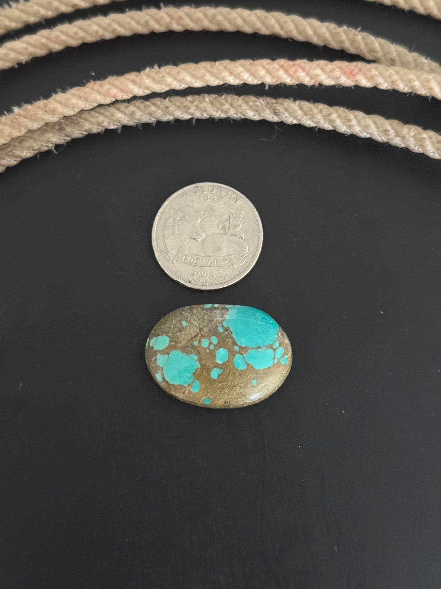 High Grade Kings Manassa Turquoise Cab