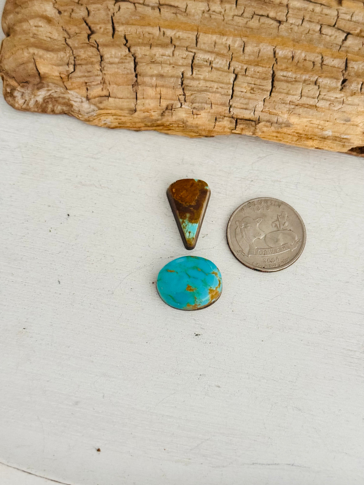 Natural Kings Manassa Turquoise Cabs
