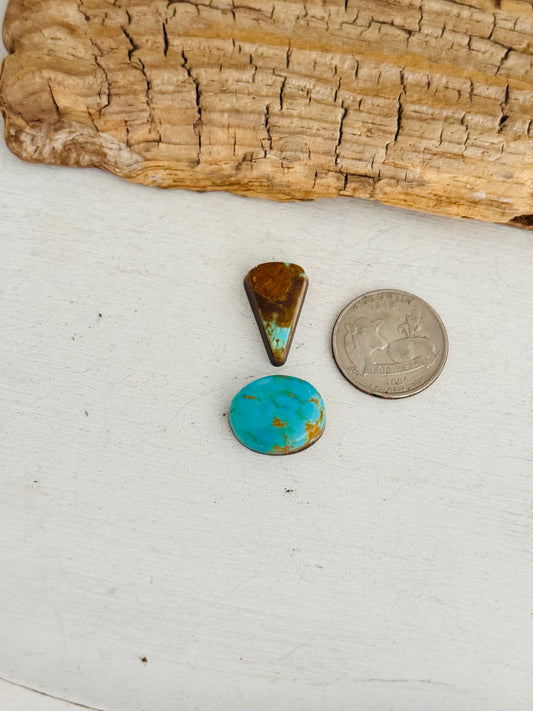 Natural Kings Manassa Turquoise Cabs