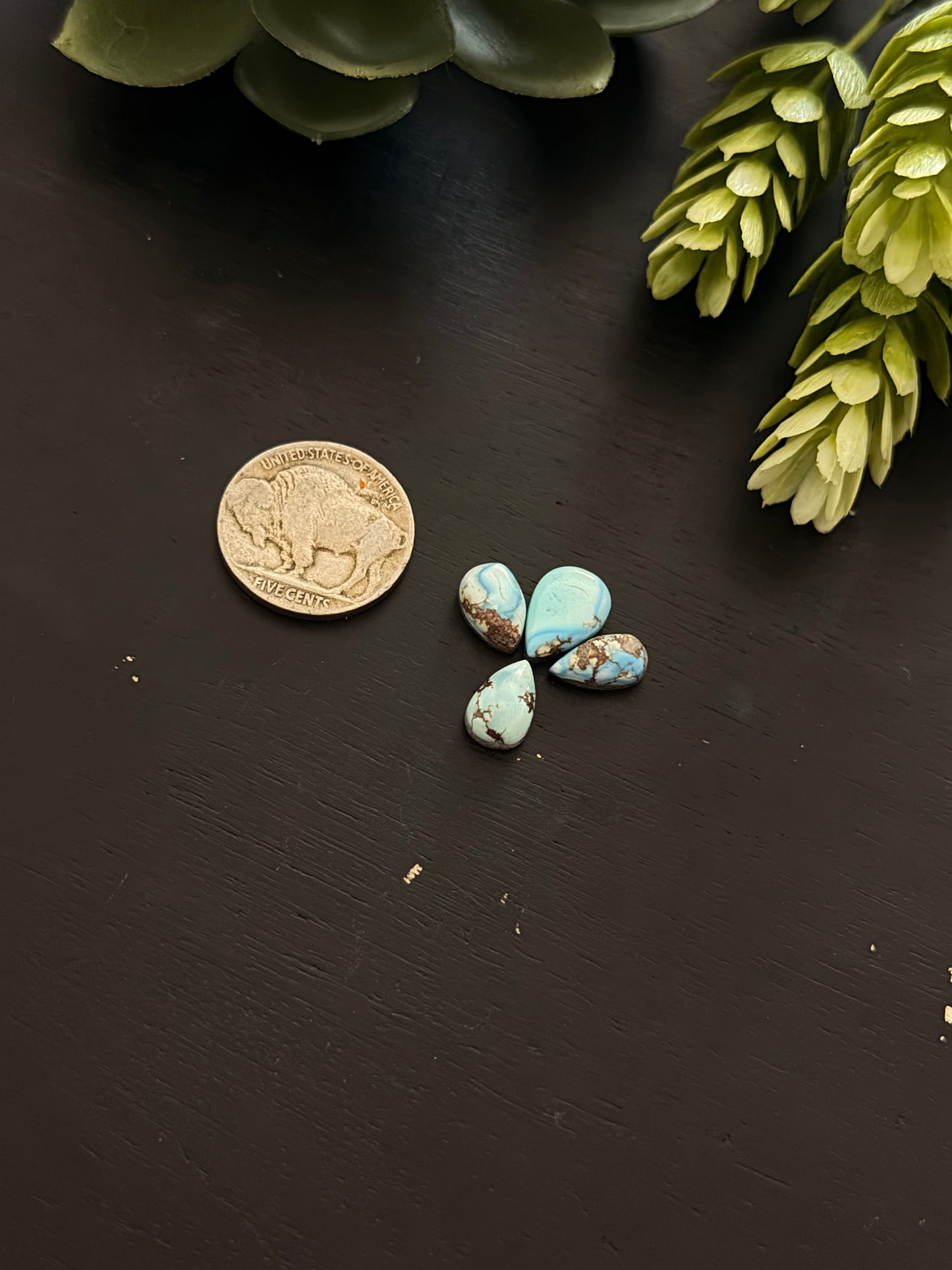 Golden Hills Turquoise Cabs