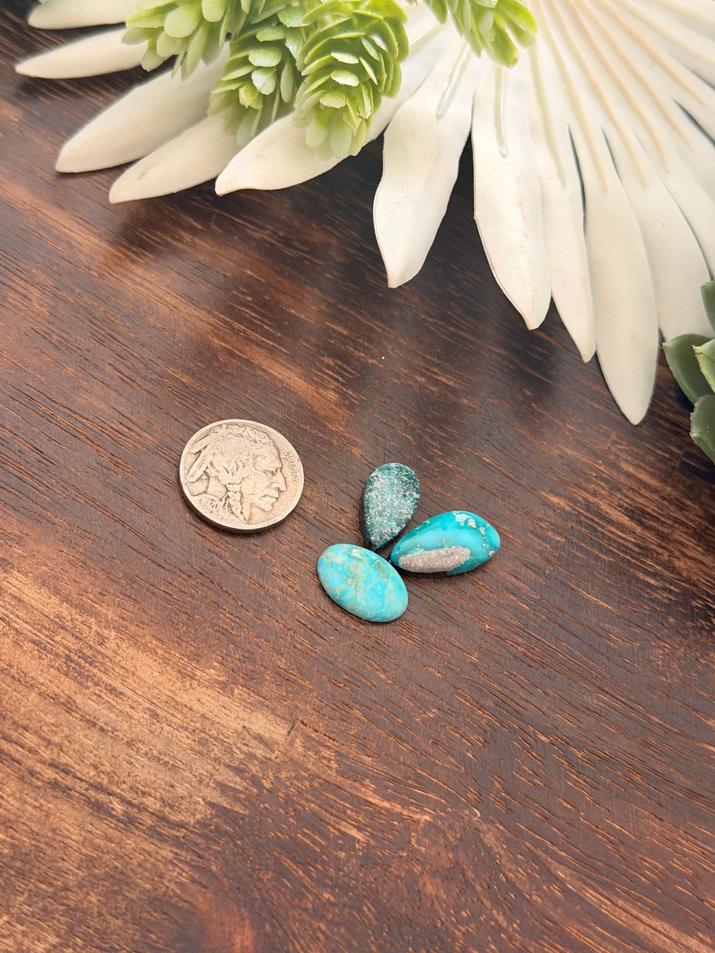 White Water Turquoise Cabs