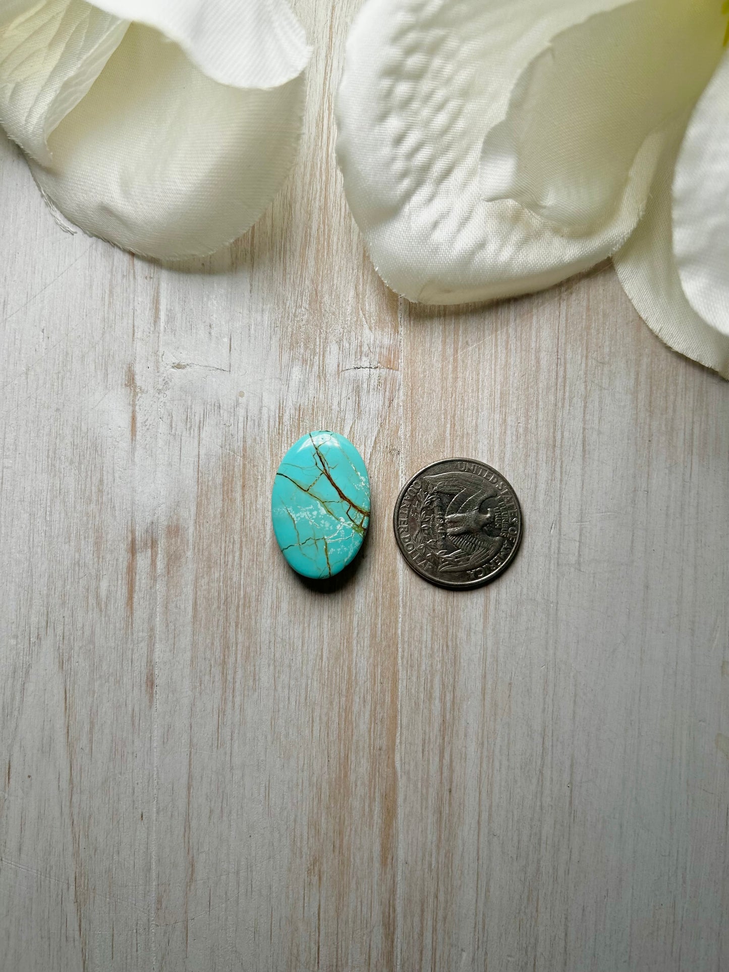 Number 8 Turquoise Cab