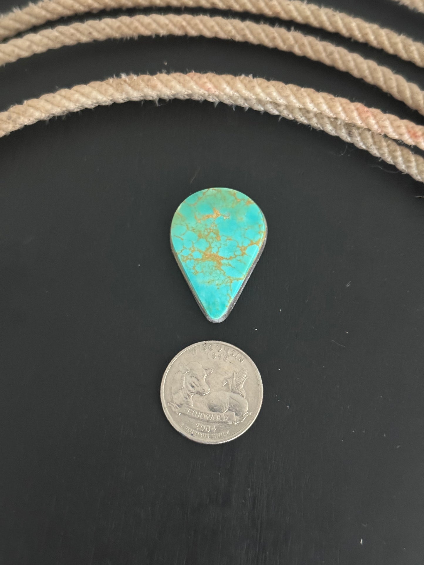 High Grade Kings Manassa Turquoise Cab