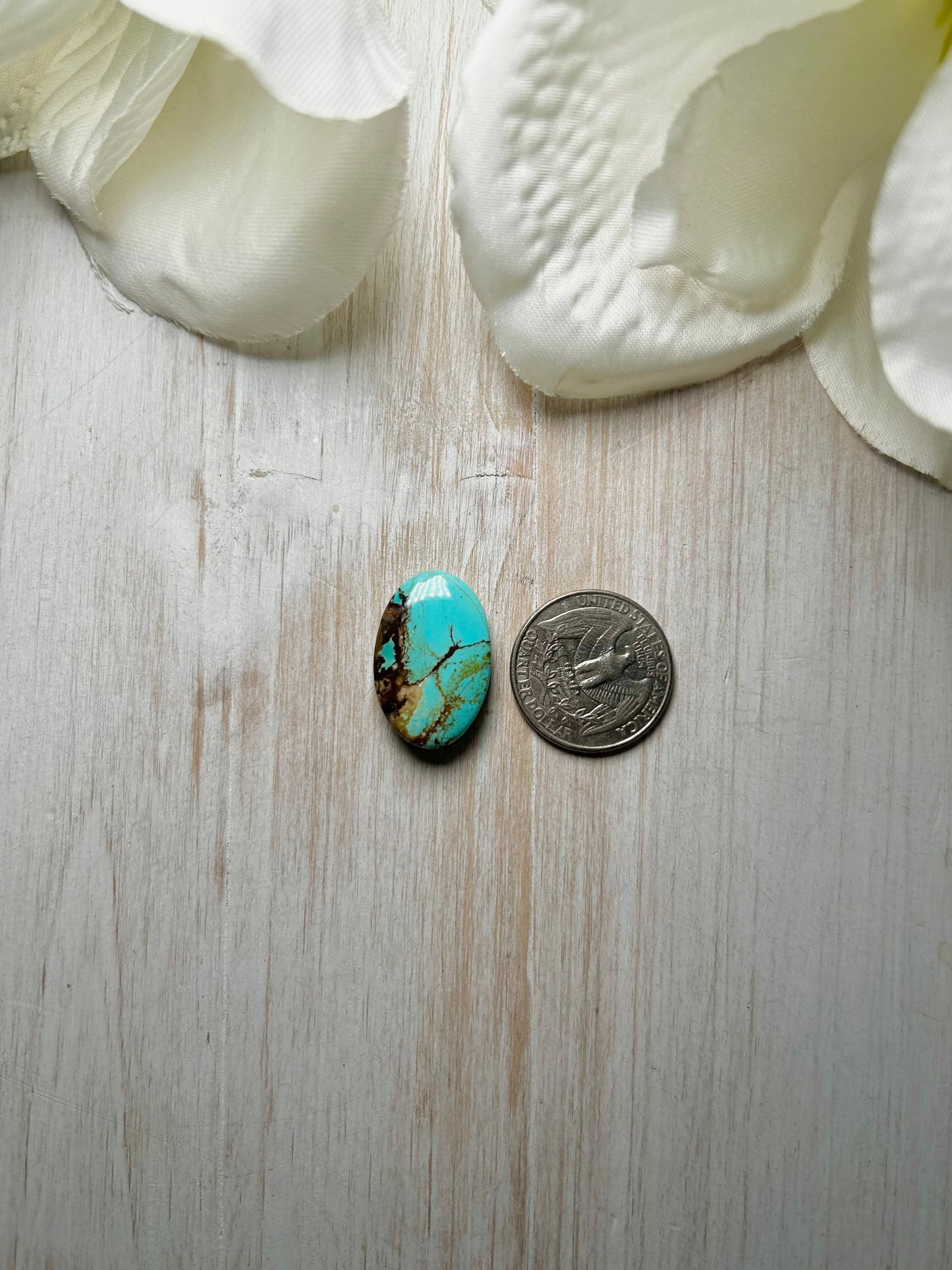 Number 8 Turquoise Cab