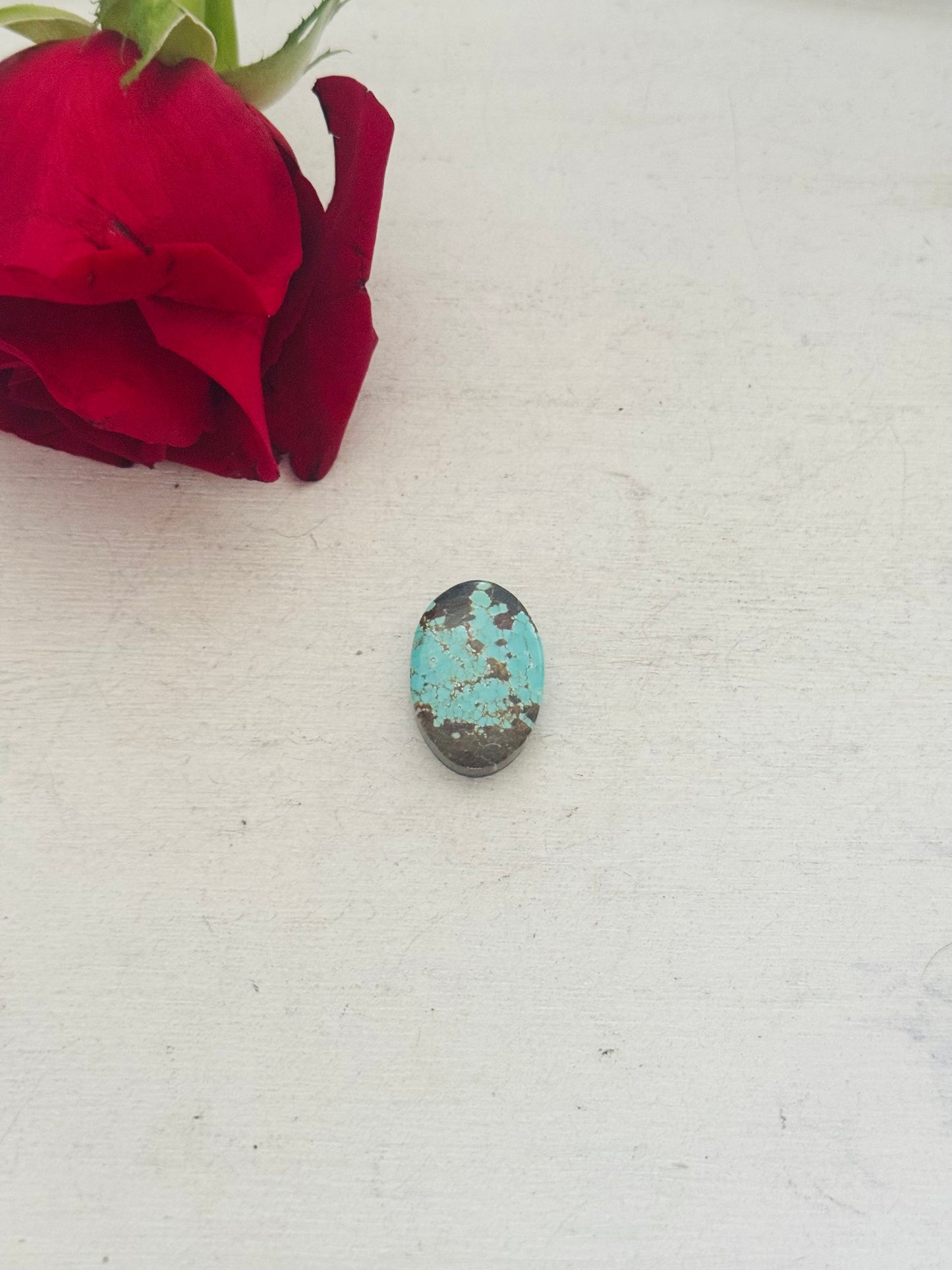 Number 8 Turquoise Cab