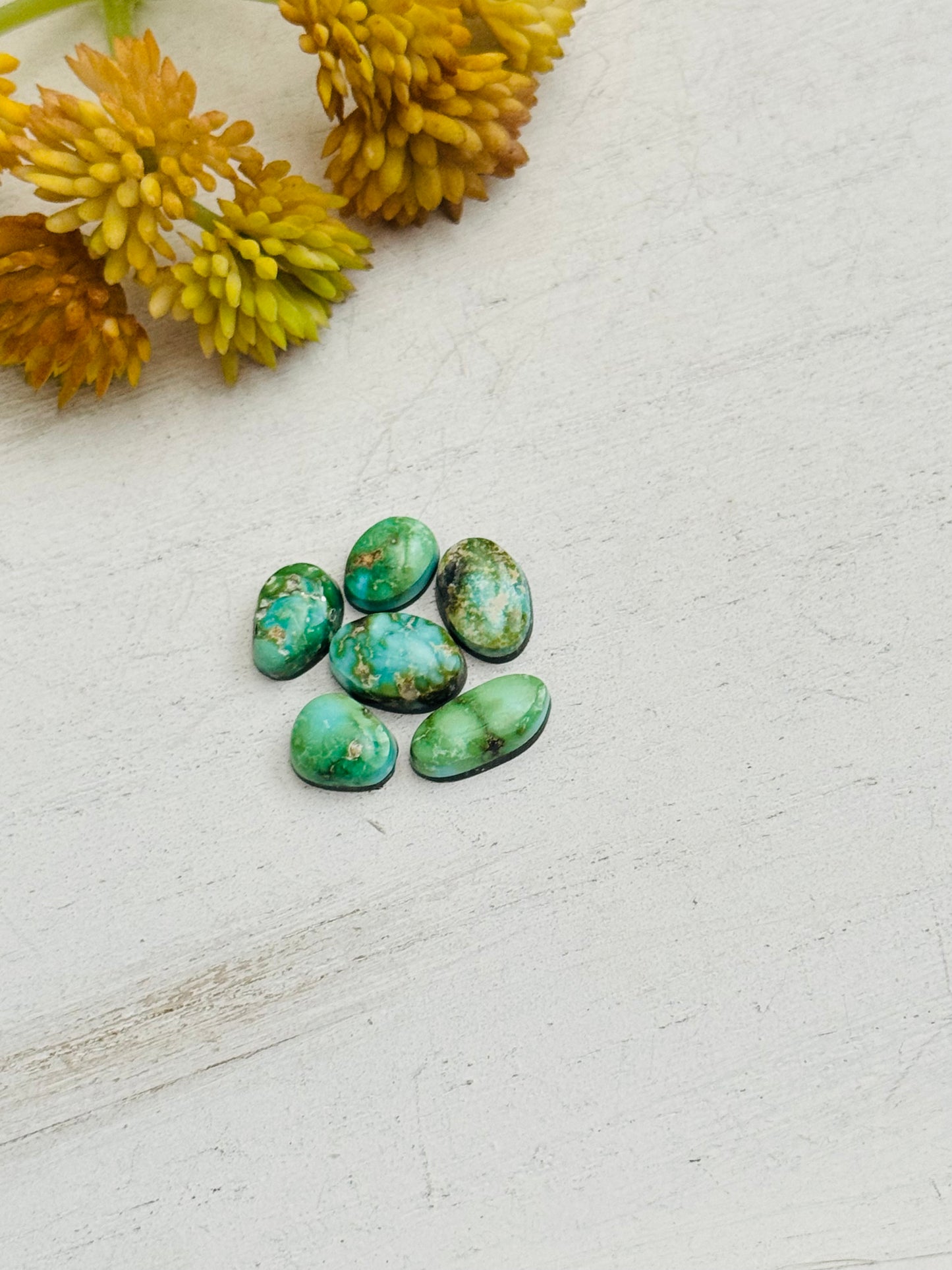 Natural Sonoran Gold Turquoise Cabs